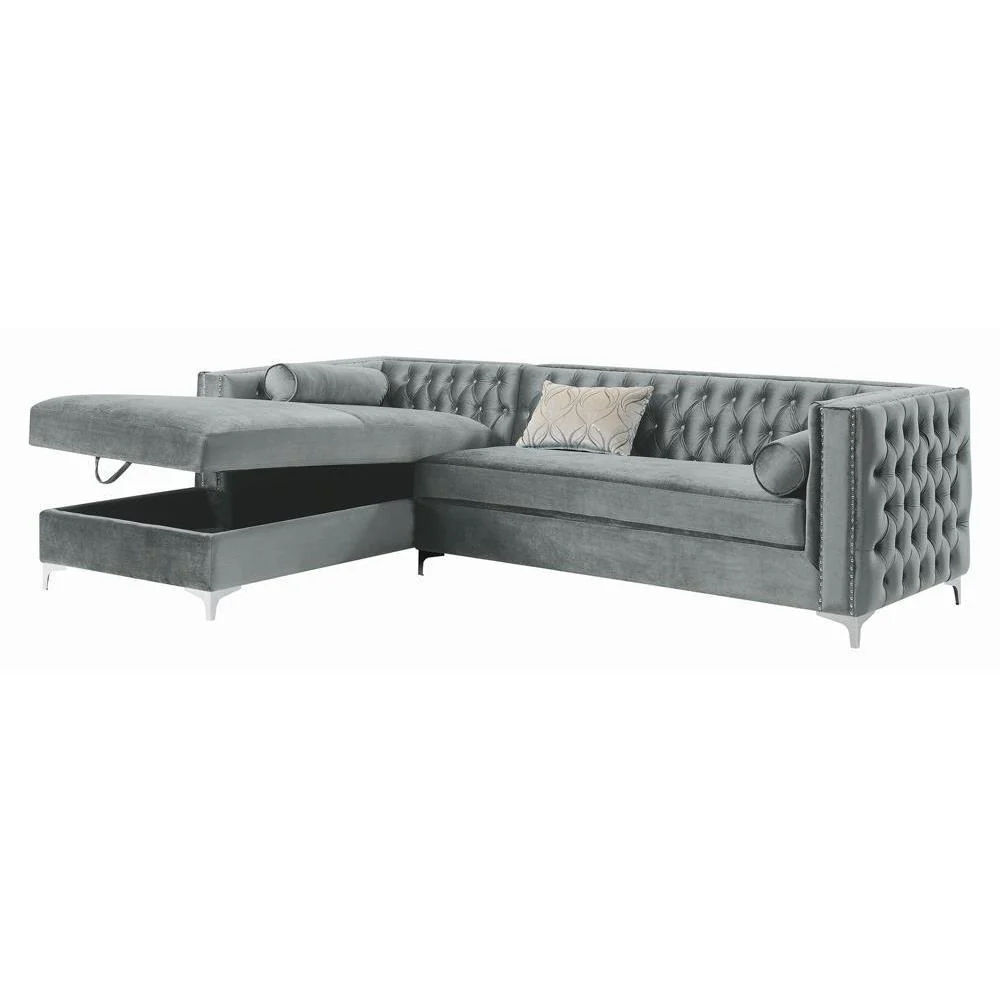 Bellaire - Sectional - Silver - Image 3