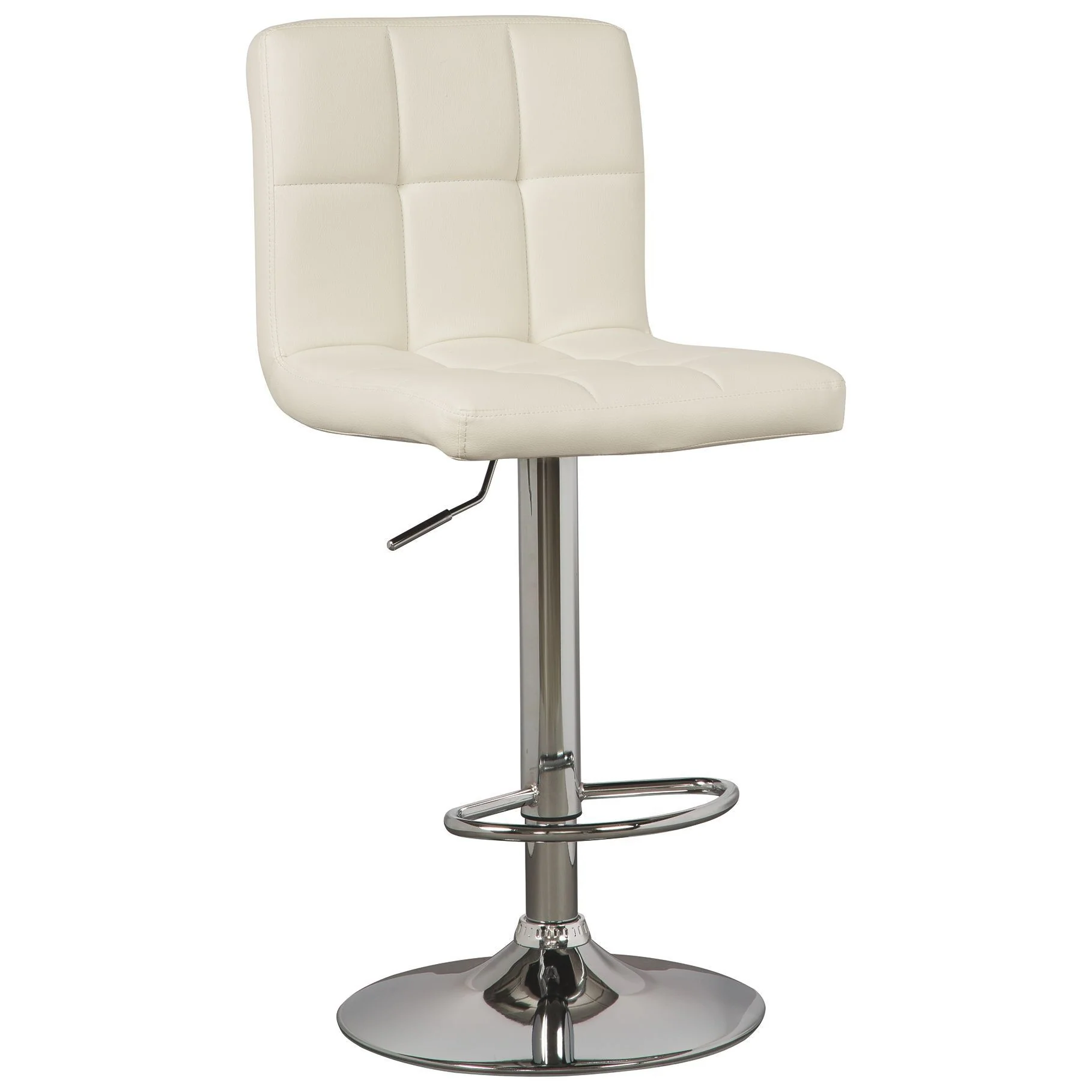 Bellatier - Bone - Tall Uph Swivel Barstool(2/cn) - Image 6