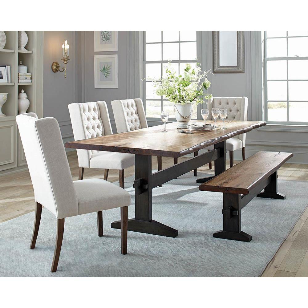 Bexley - Trestle Bench - Brown - Image 10
