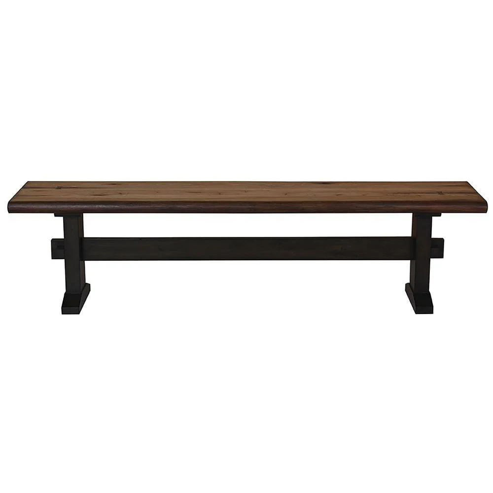 Bexley - Trestle Bench - Brown - Image 12