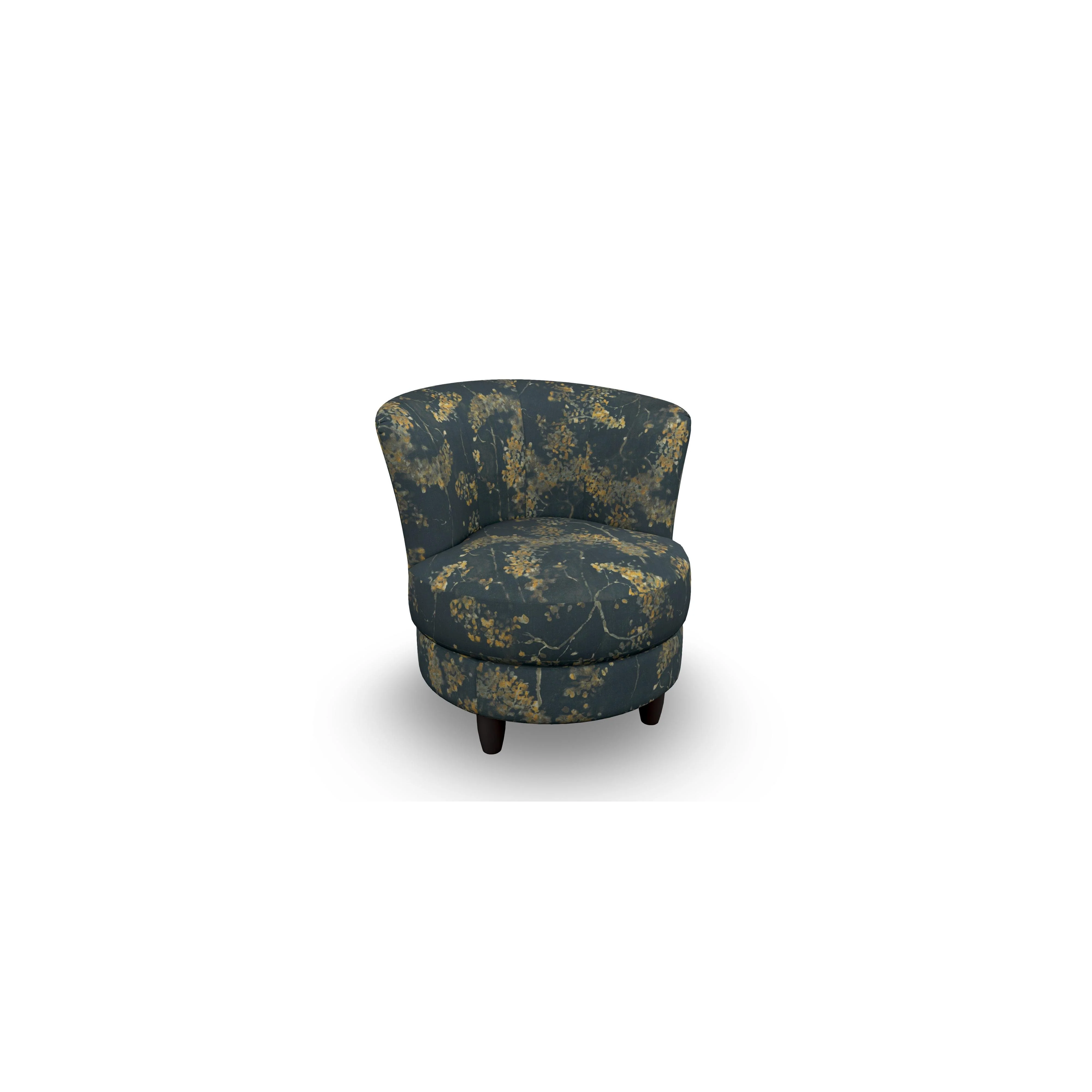 Best Palmona Swivel Barrel Chair in CARBON