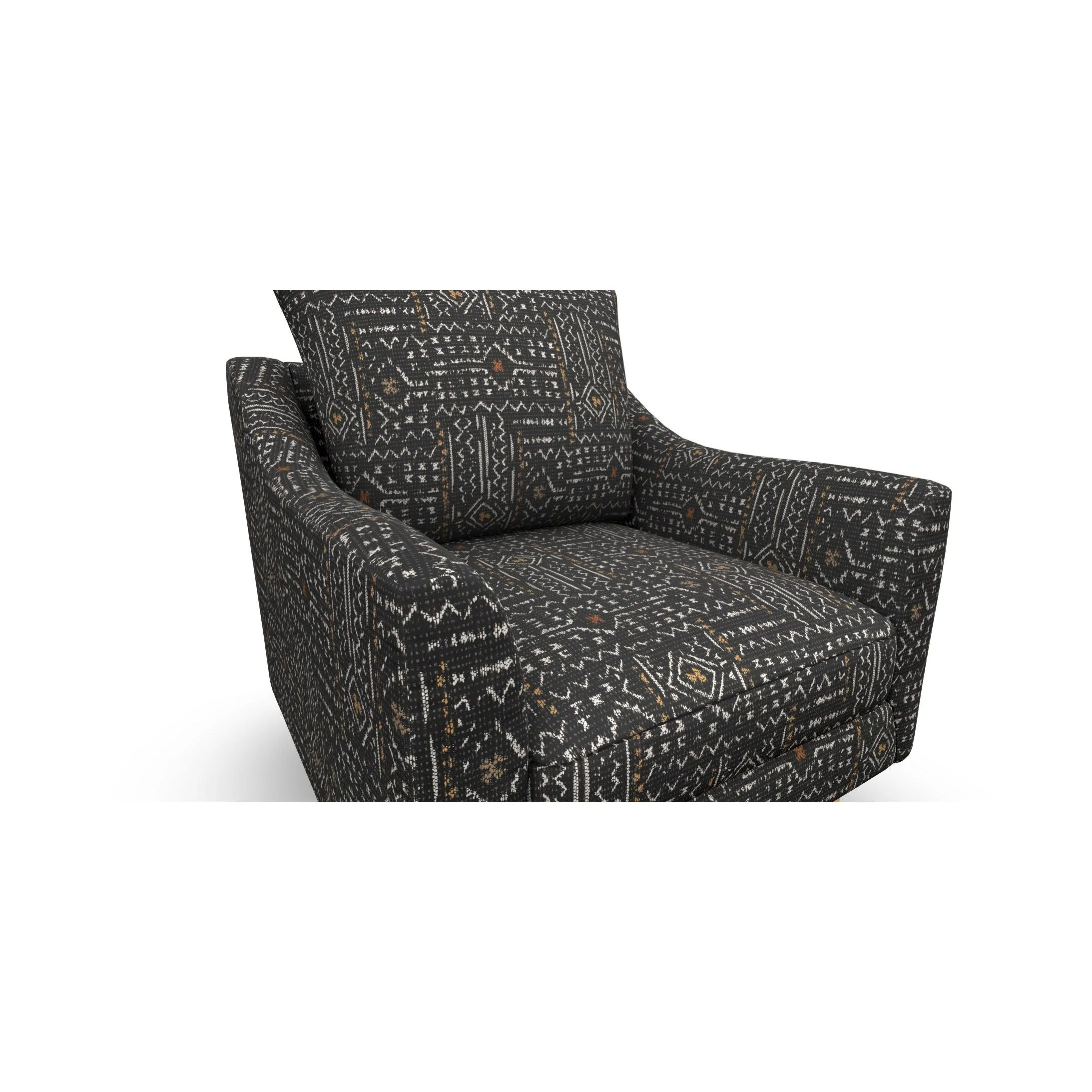 Best Smitten Chair w/ Gold legs in Domino - Image 2