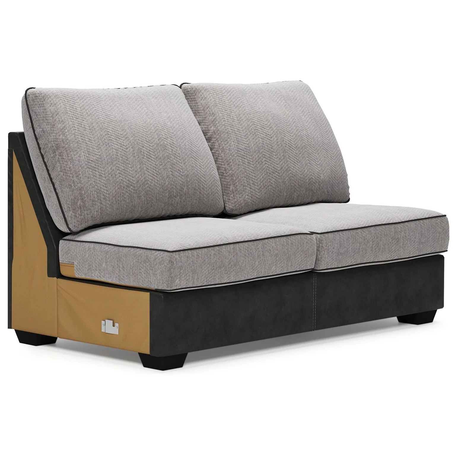 Bilgray - Pewter - Left Arm Facing Sofa 3 Pc Sectional - Image 7