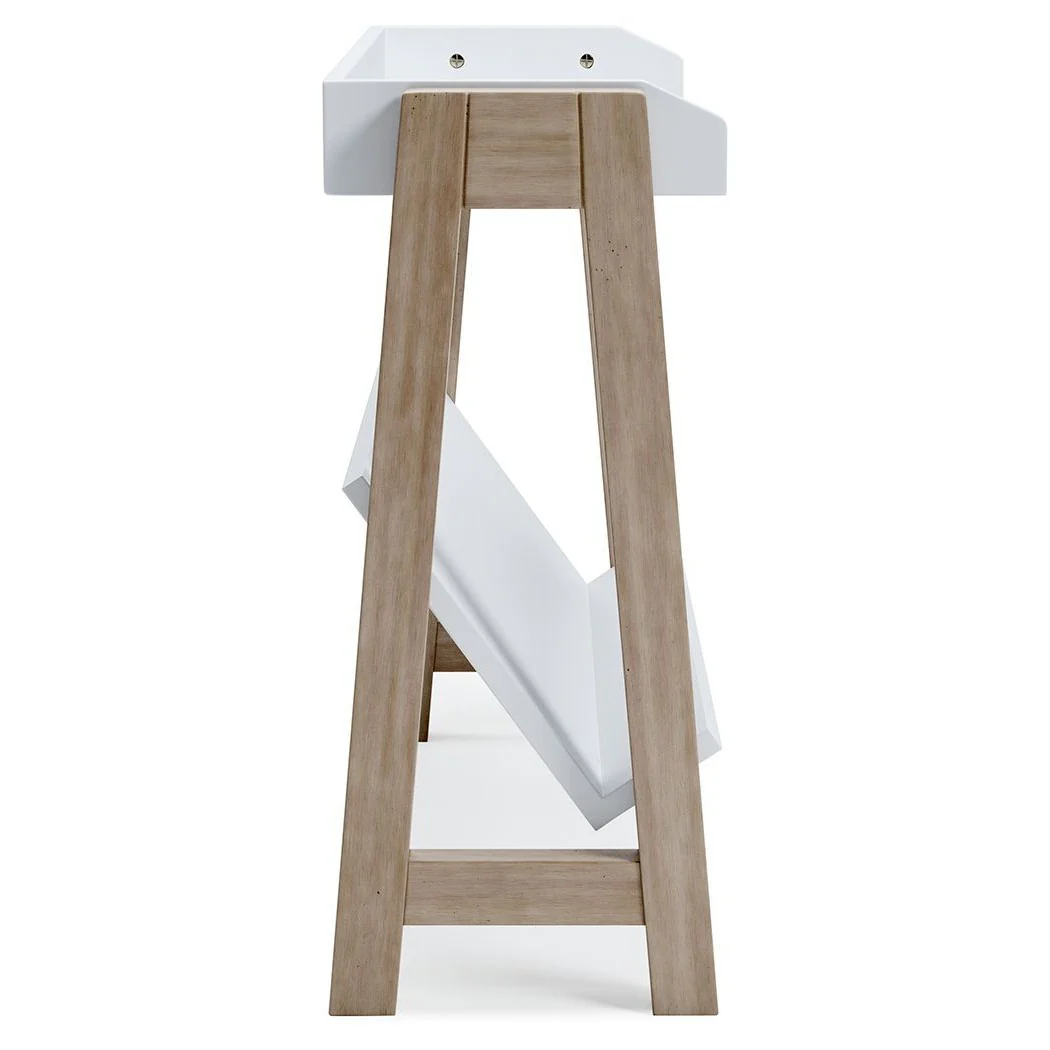 Blariden - White/tan - Small Bookcase - Image 5