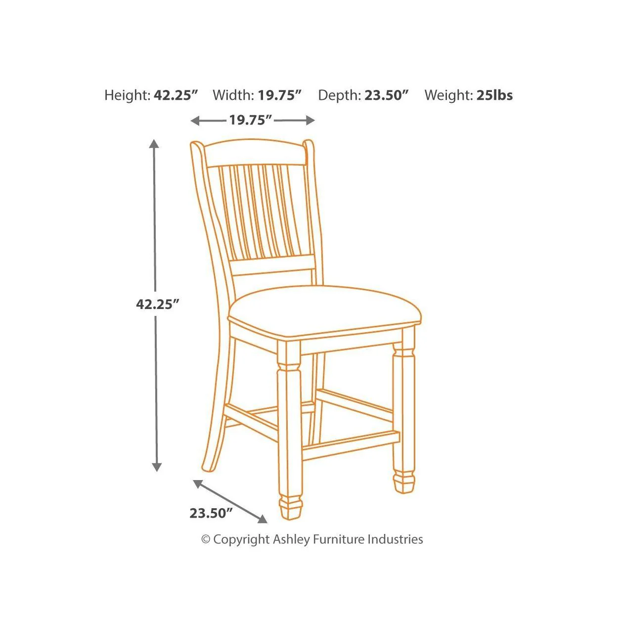 Bolanburg - Brown / Beige - Counter Height Bar Stool (set Of 2) - Rake Back - Image 16