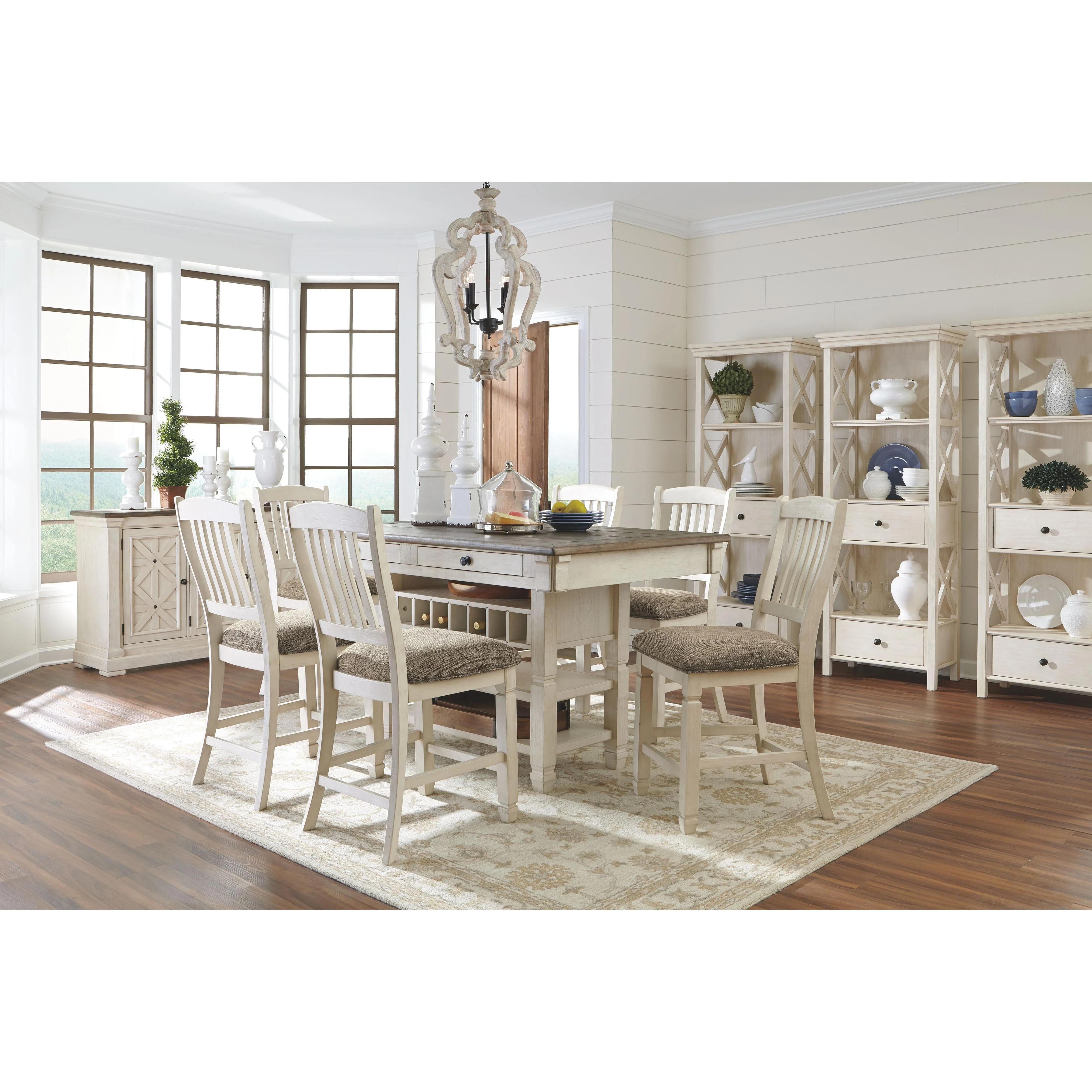 Bolanburg - Brown / Beige - Counter Height Bar Stool (set Of 2) - Rake Back - Image 8