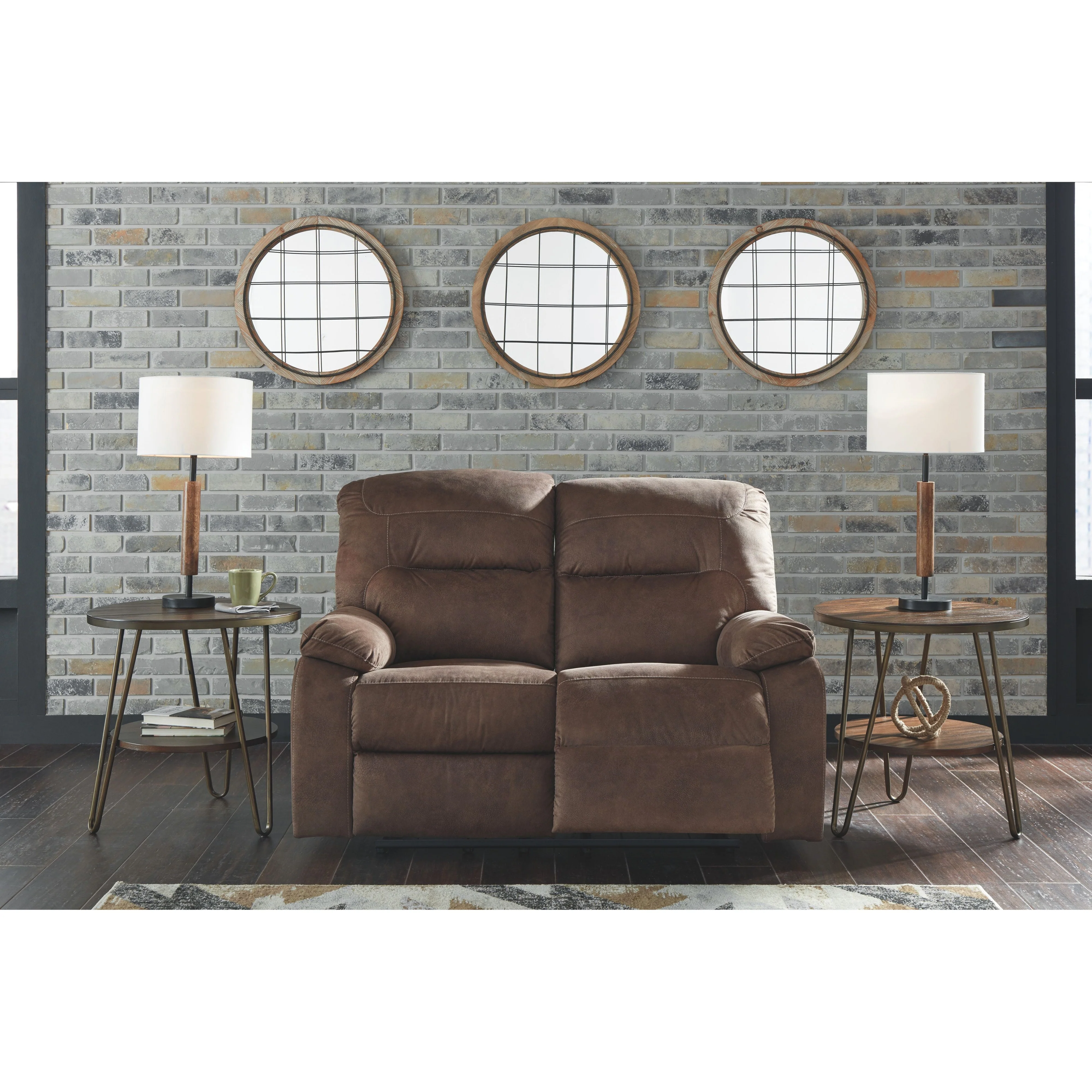 Bolzano - Coffee - Reclining Loveseat - Image 6