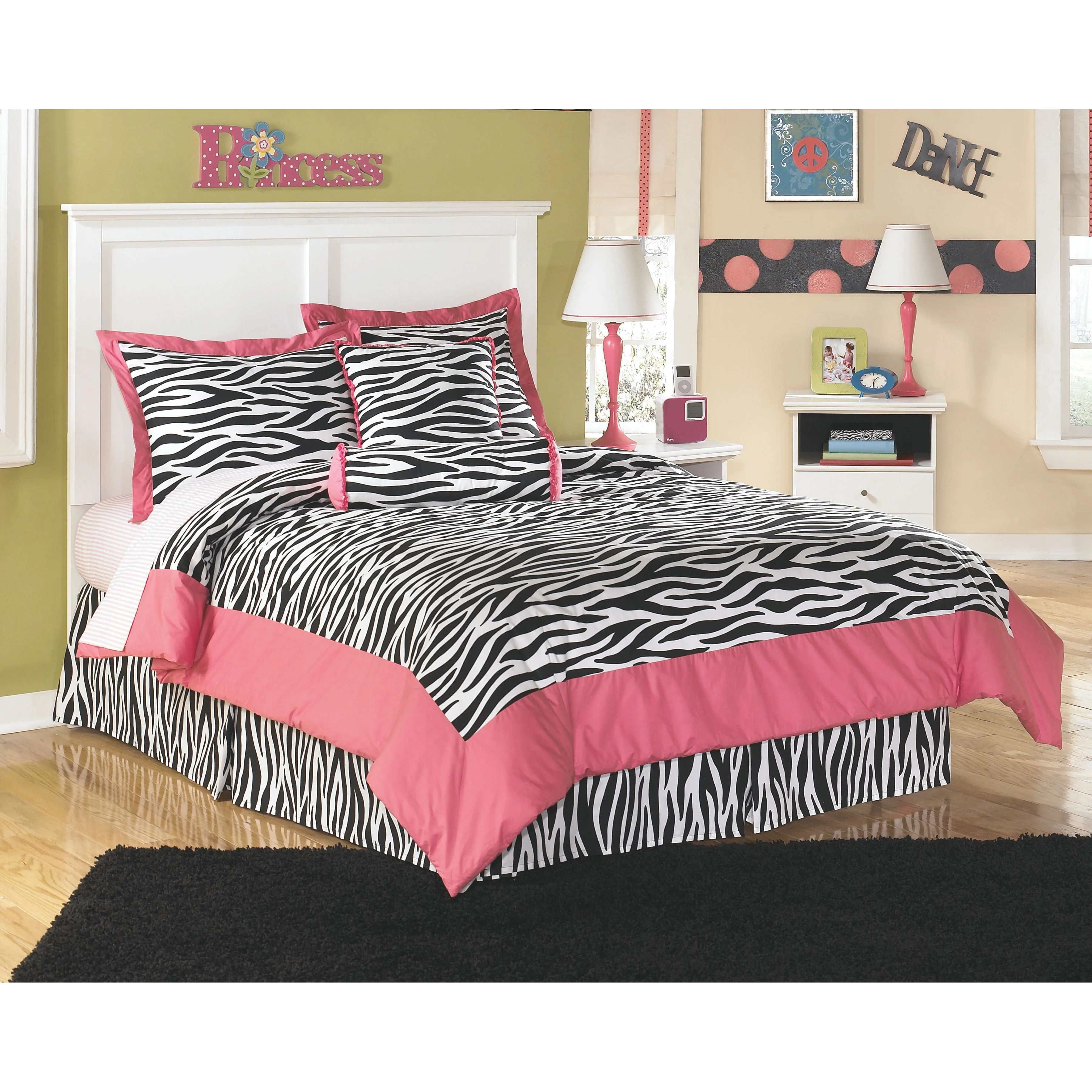 Bostwick Shoals - White - Full Panel Headboard With Bolt On Bed Frame - Image 7