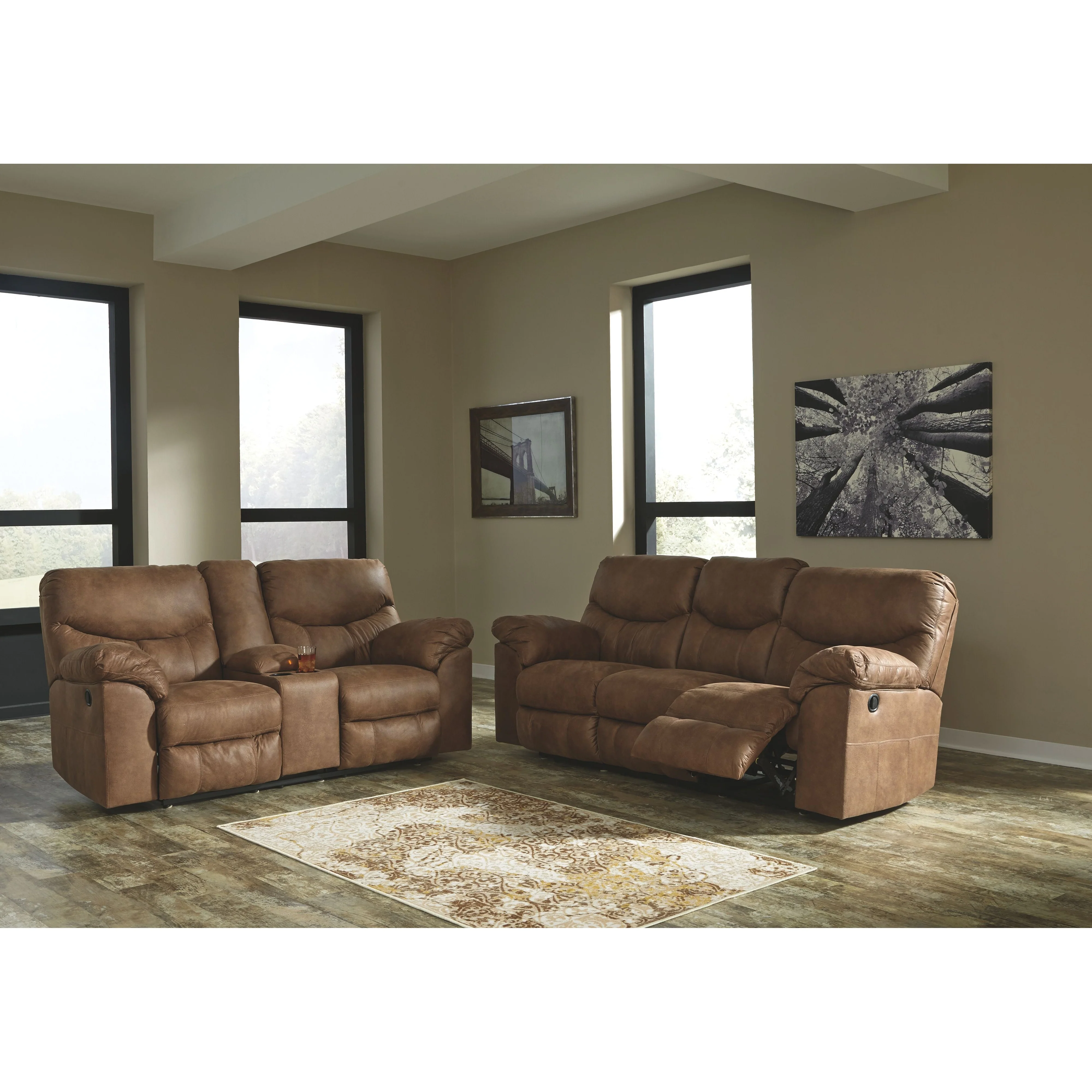 Ashley Boxberg - Light Brown - Reclining Power Sofa - Image 25