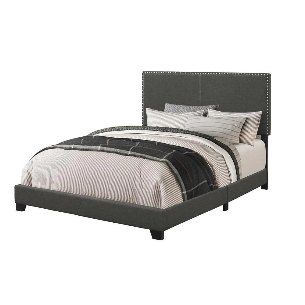 Boyd - Upholstered Bed - Full Bed - Gray - Image 2