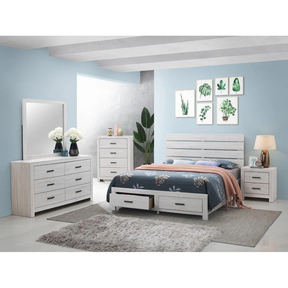 Brantford - Panel Queen Bed - Wood