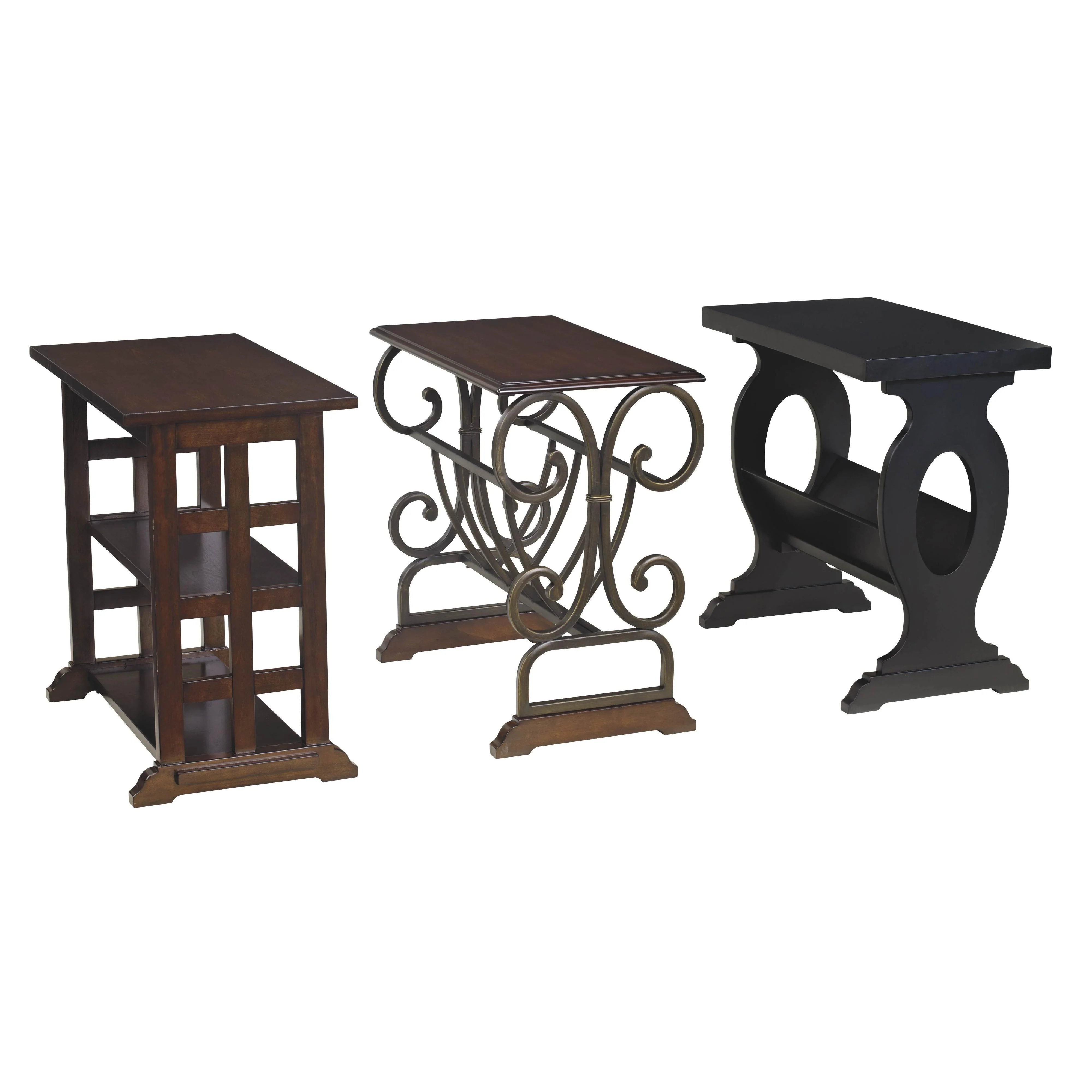 Braunsen - Brown - Chair Side End Table - Cherry-tone Top - Image 13