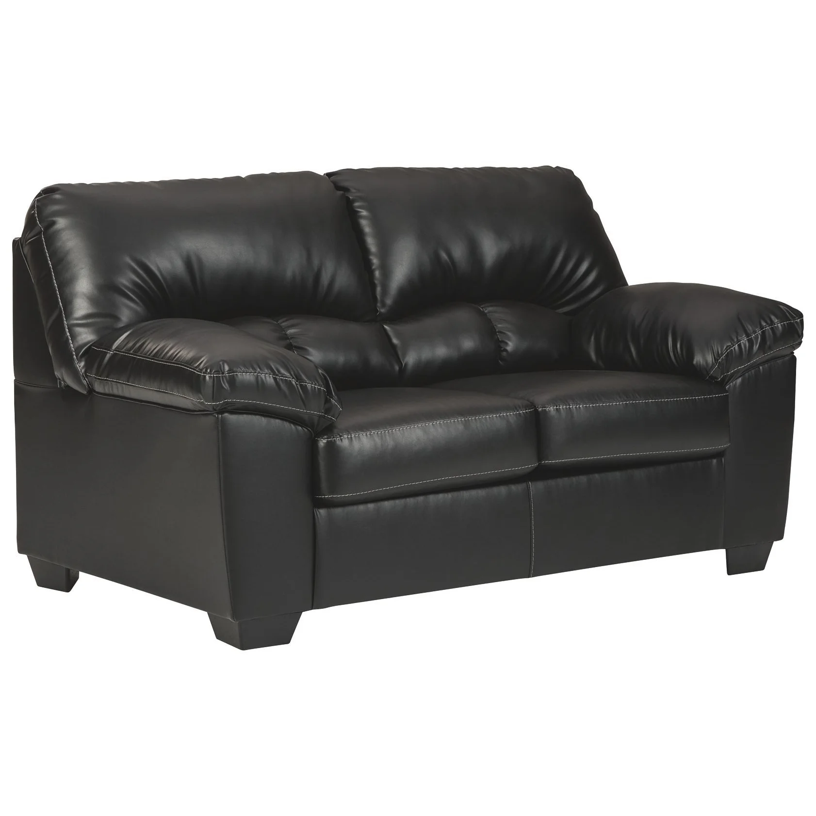 Brazoria - Black - Loveseat - Image 7