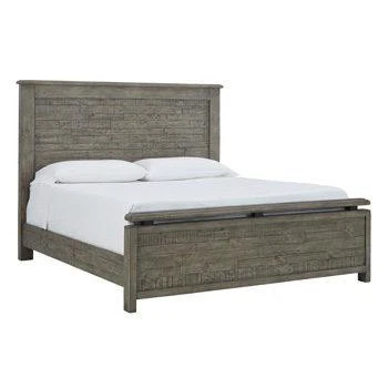 Brennagan - Gray - Queen Panel Headboard
