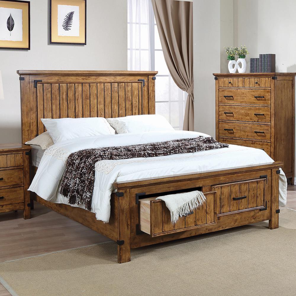 Brenner - Full Bed - Light Brown