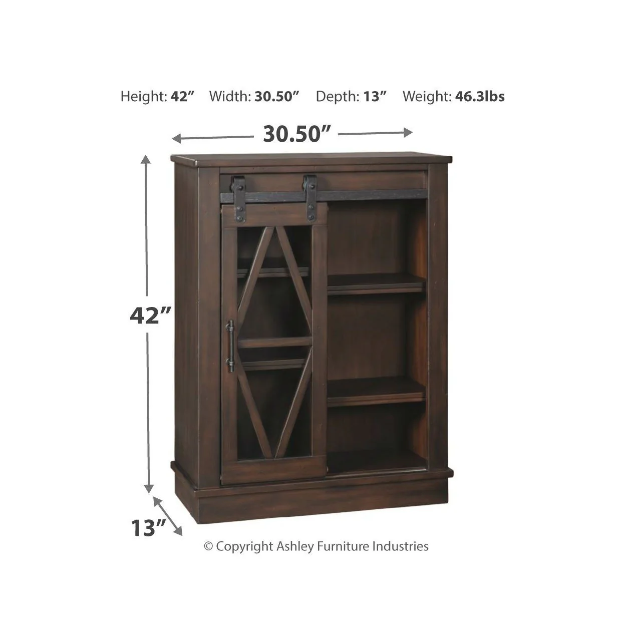 Bronfield - Brown - Accent Cabinet - Image 4
