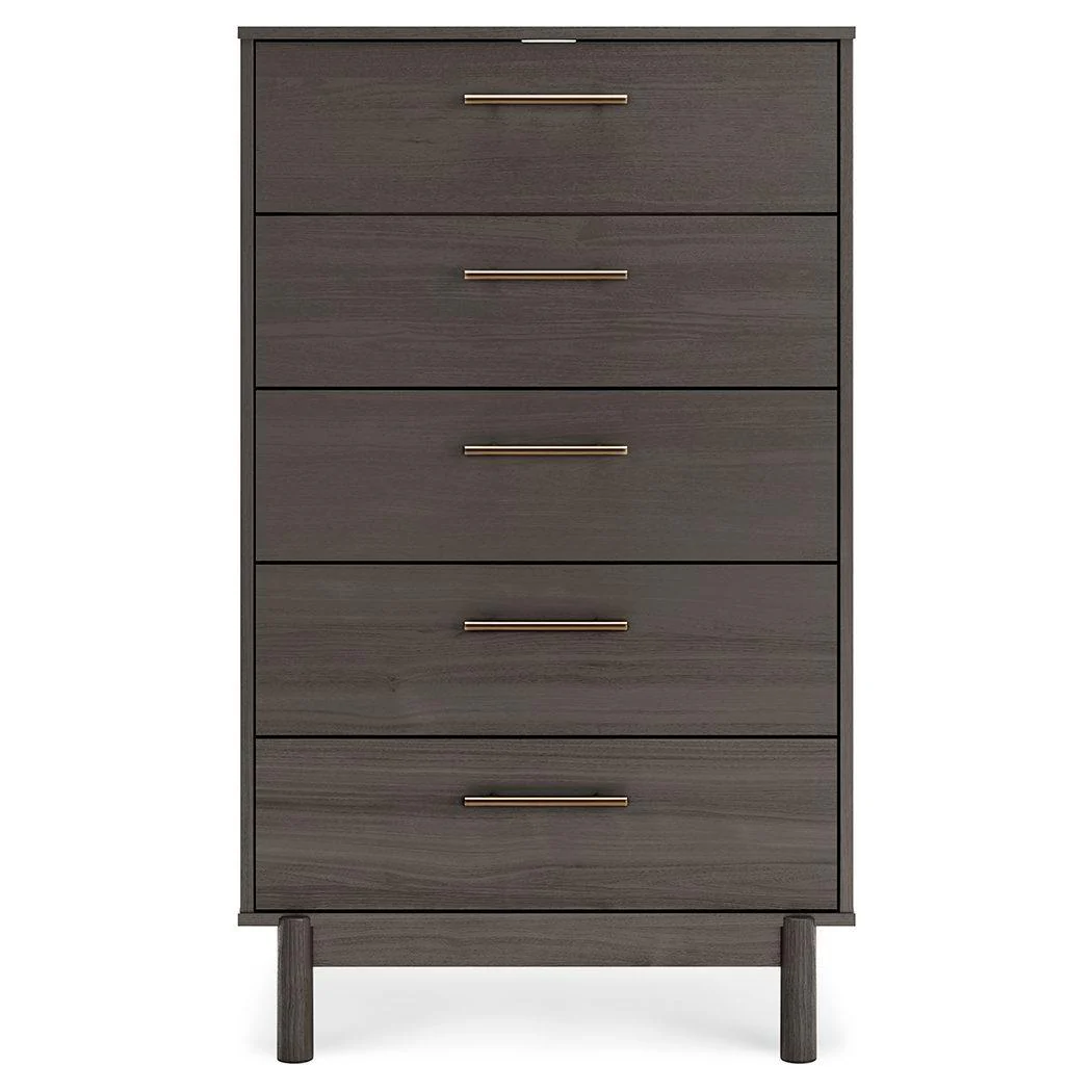 Brymont - Dark Gray - Five Drawer Chest - Image 5