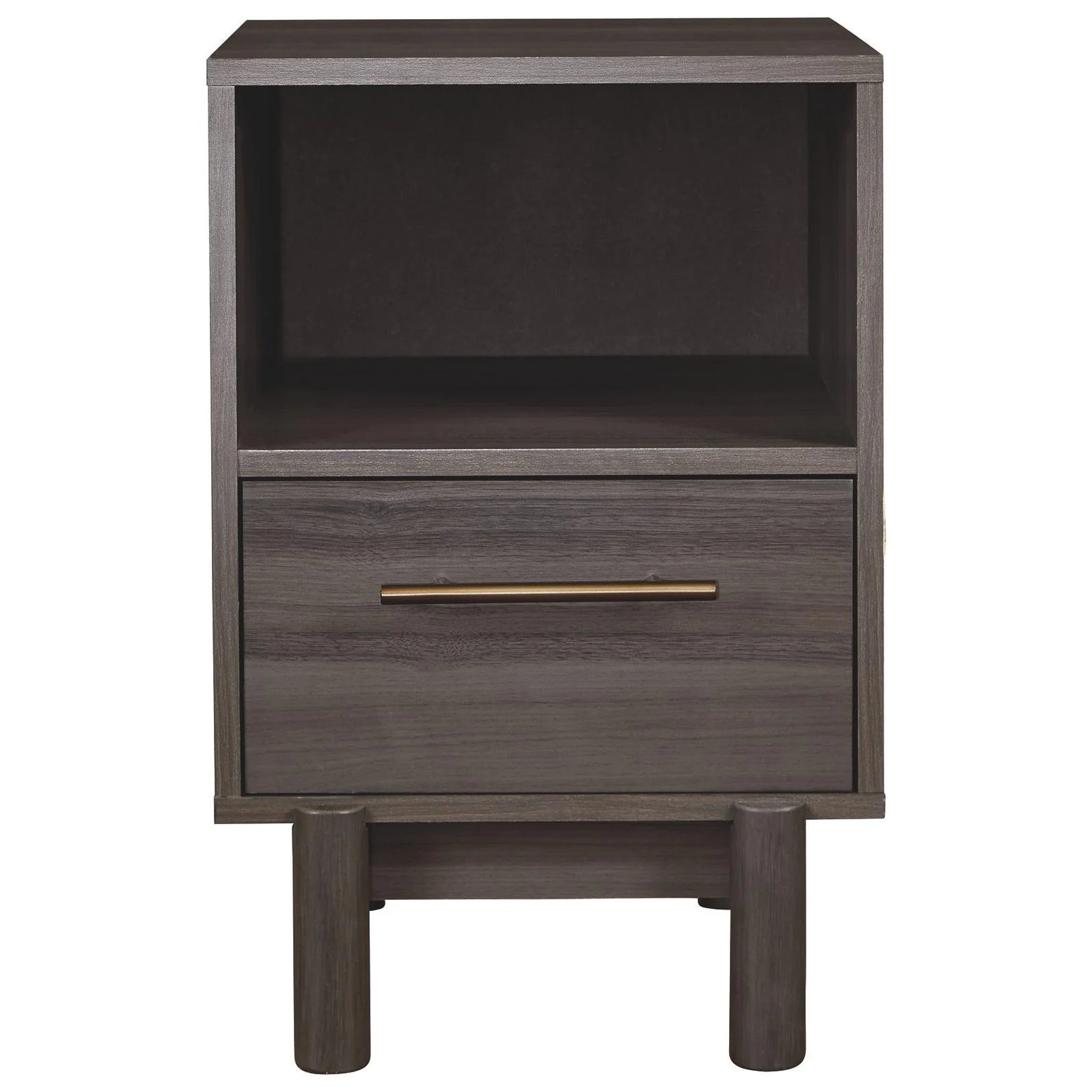 Brymont - Dark Gray - One Drawer Night Stand - Small - Image 10