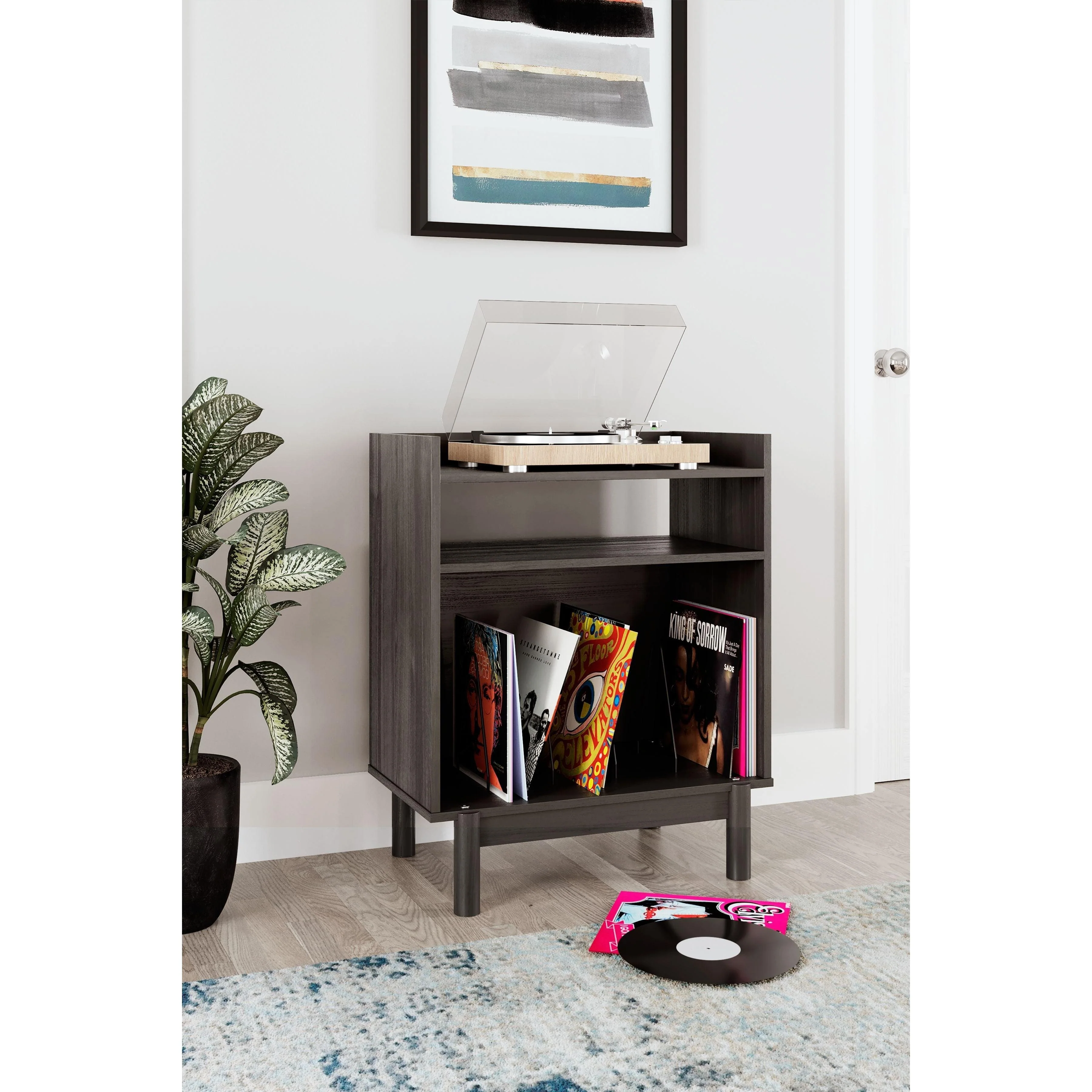 Brymont - Dark Gray - Turntable Accent Console - Image 2