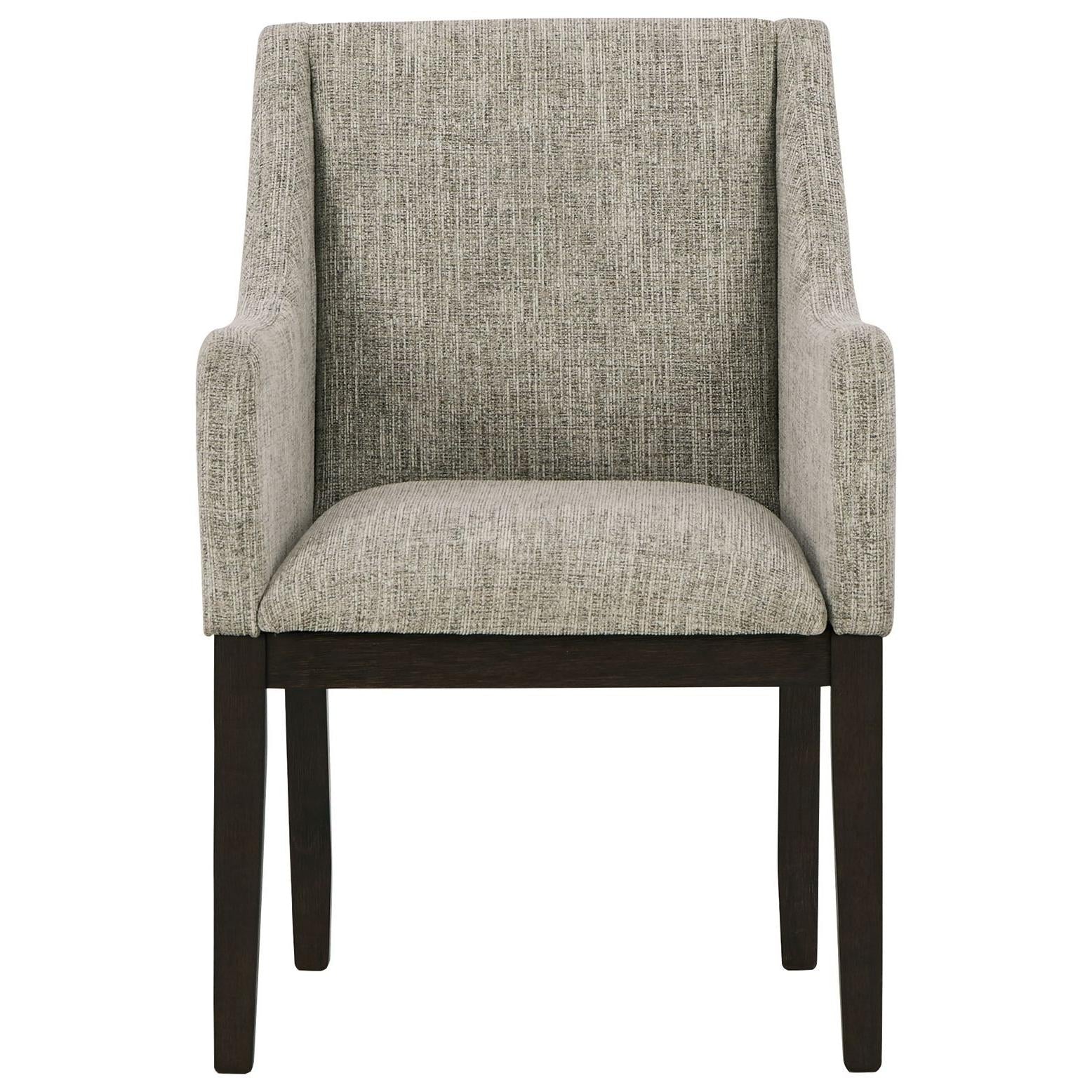 Burkhaus - Dark Brown - Dining Arm Chair (set Of 2) - Image 4