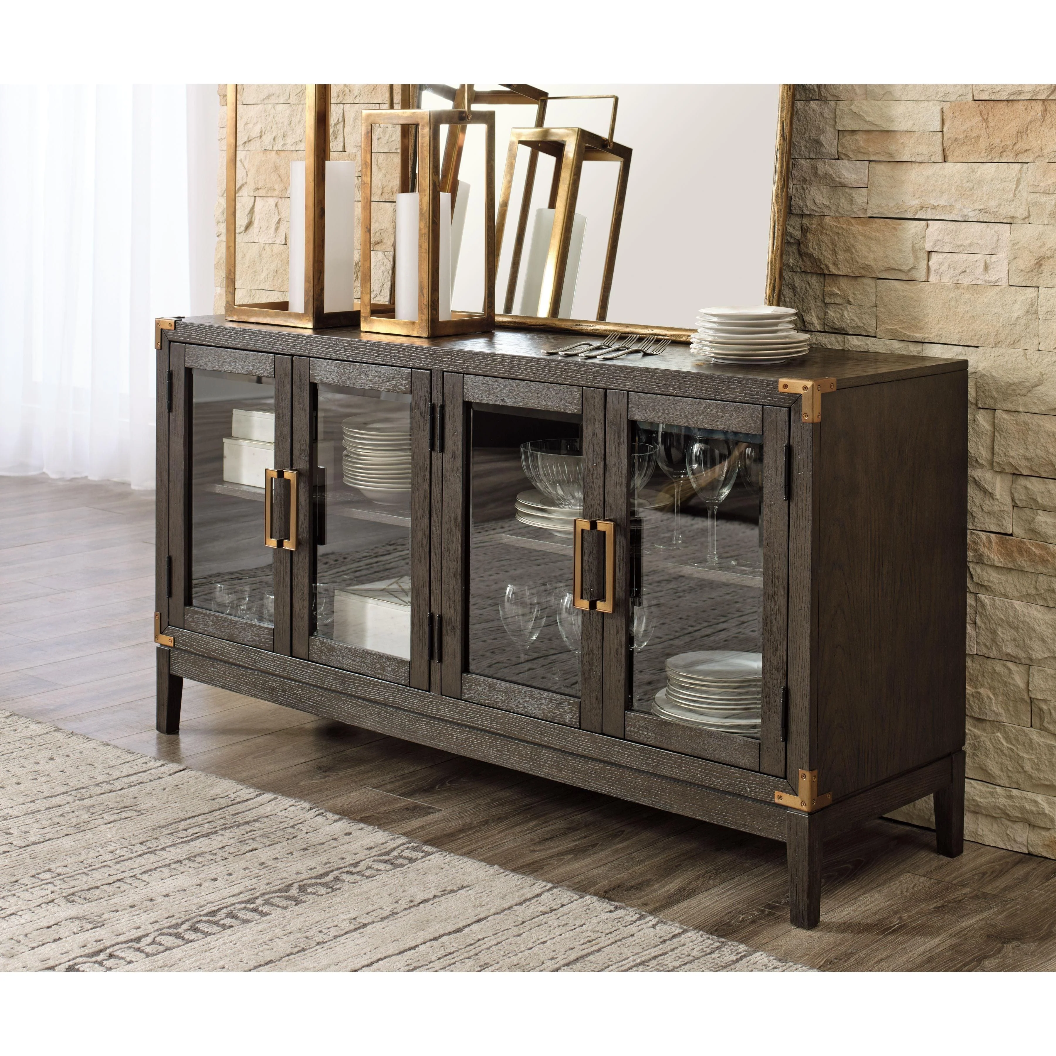 Burkhaus - Dark Brown - Dining Room Server - Image 2