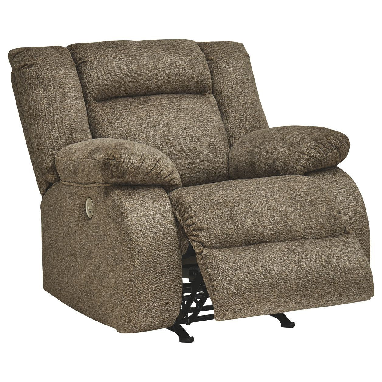Burkner - Mocha - Power Rocker Recliner - Image 3