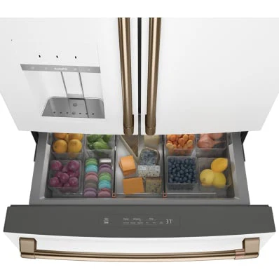 Café™ ENERGY STAR® 27.8 Cu. Ft. Smart 4-Door French-Door Refrigerator CVE28DP4NW2 4.5 - Image 7