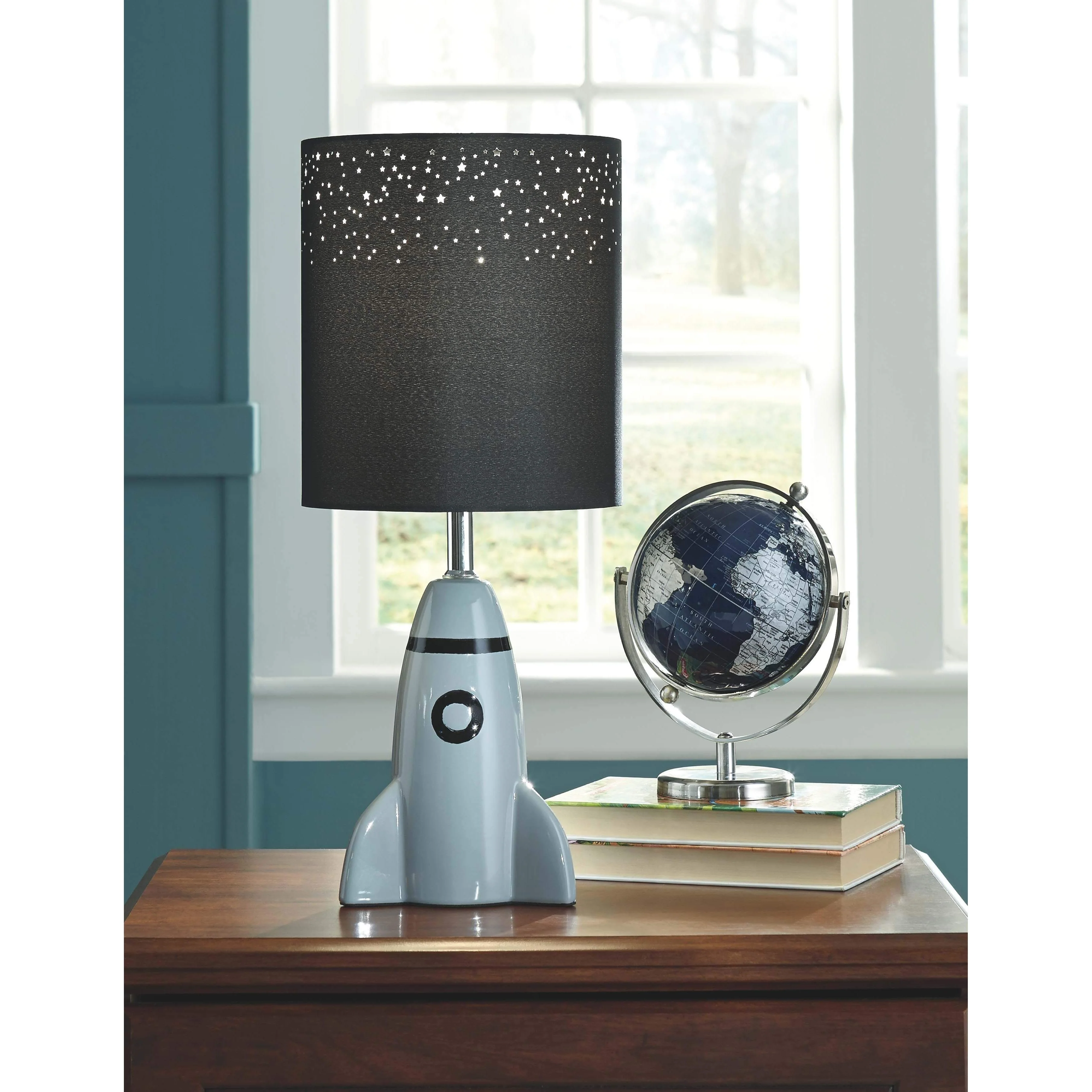 Cale - Gray/black - Ceramic Table Lamp (1/cn) - Image 2