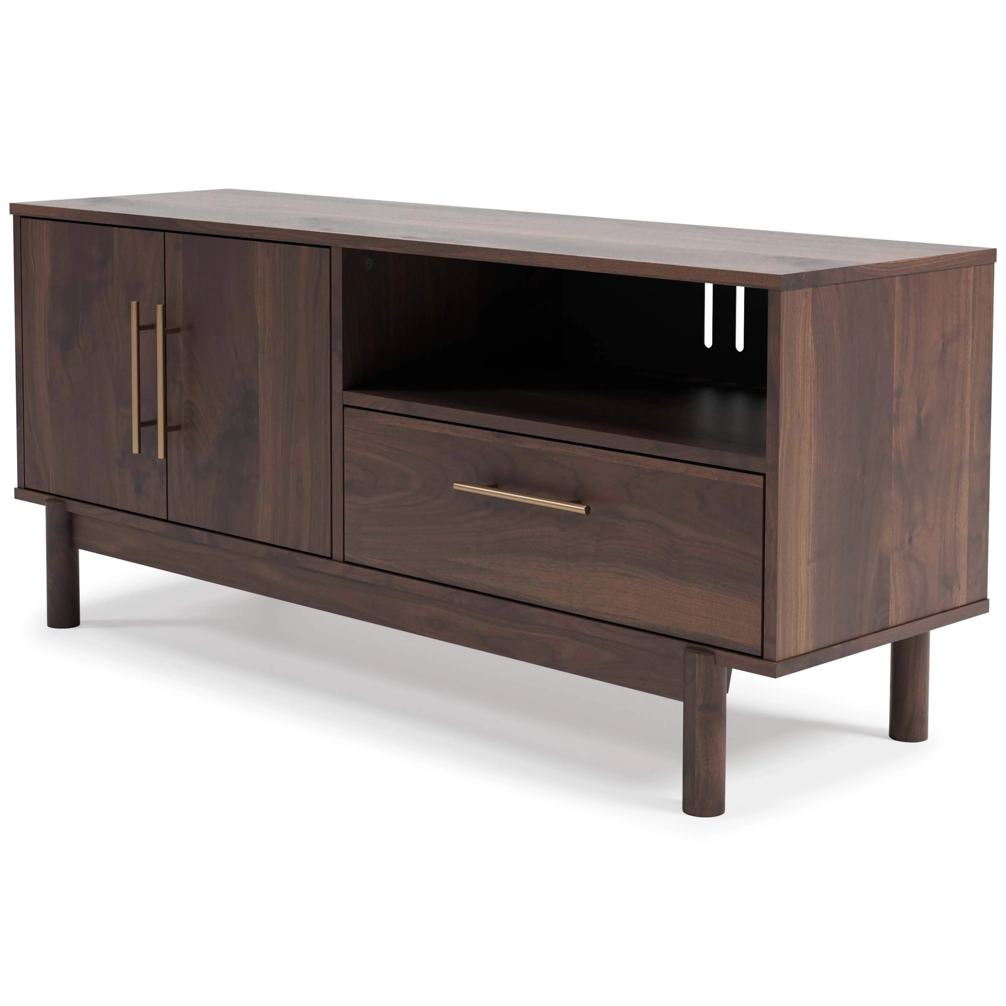 Calverson - Mocha - Medium Tv Stand - Small - Image 5