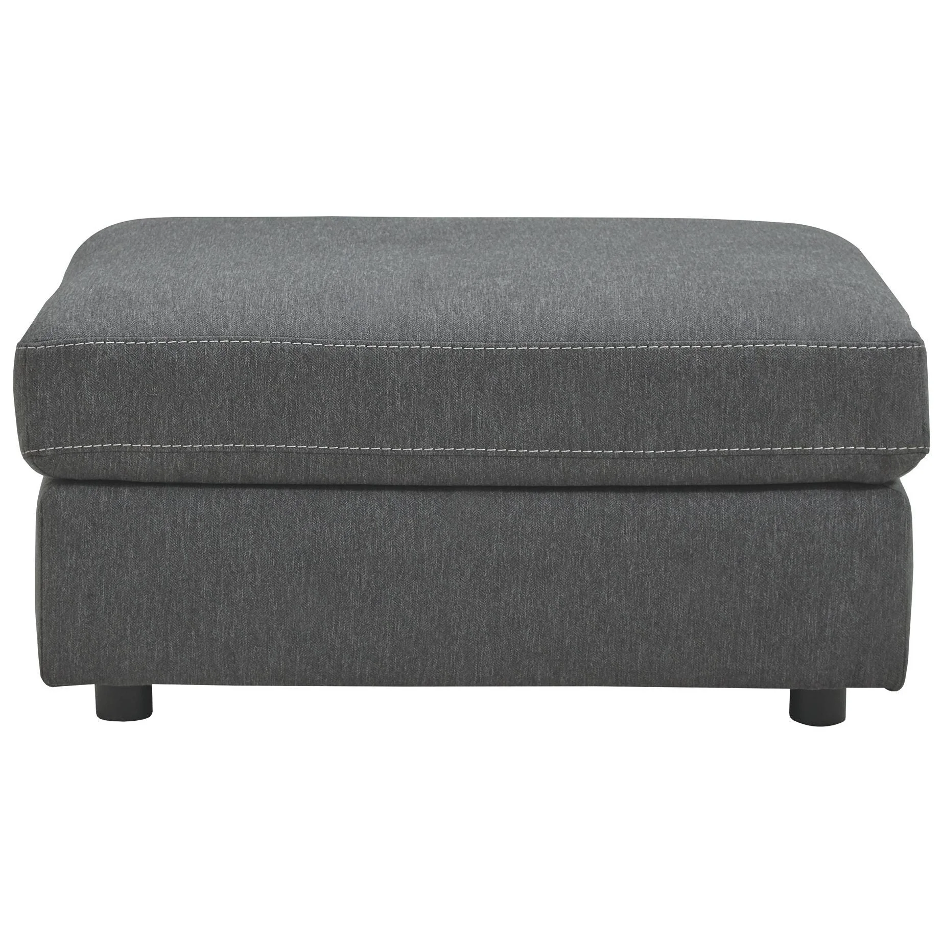 Candela - Charcoal - Oversized Accent Ottoman - Image 2