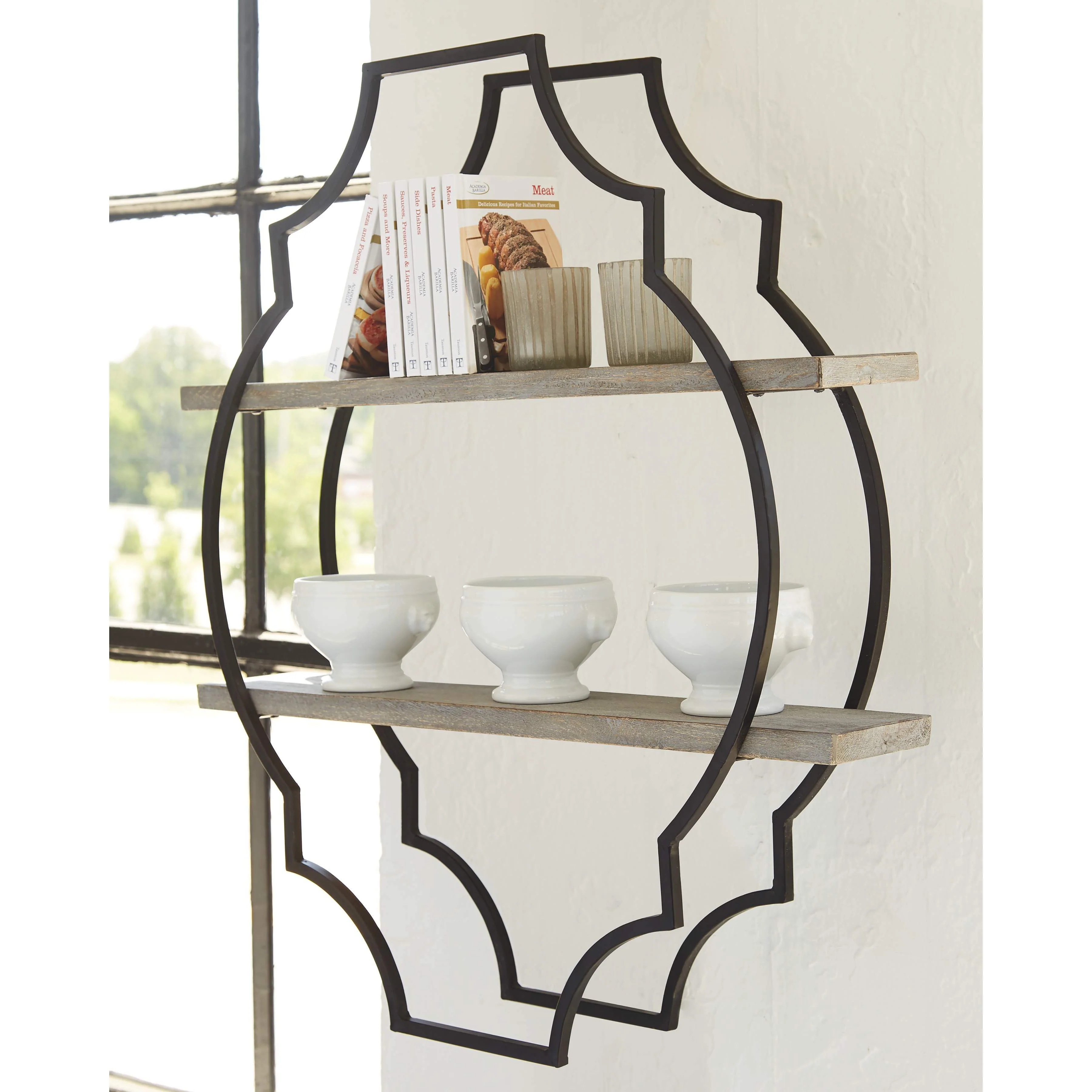 Candon - Antique Gray/black - Wall Shelf - Image 2