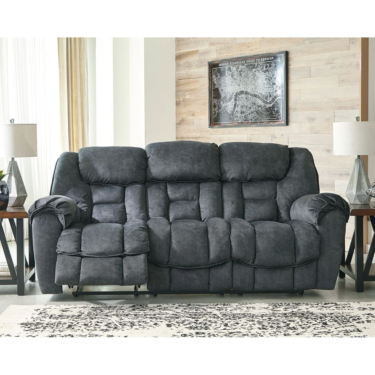 Capehorn - Granite - Reclining Sofa - Image 22