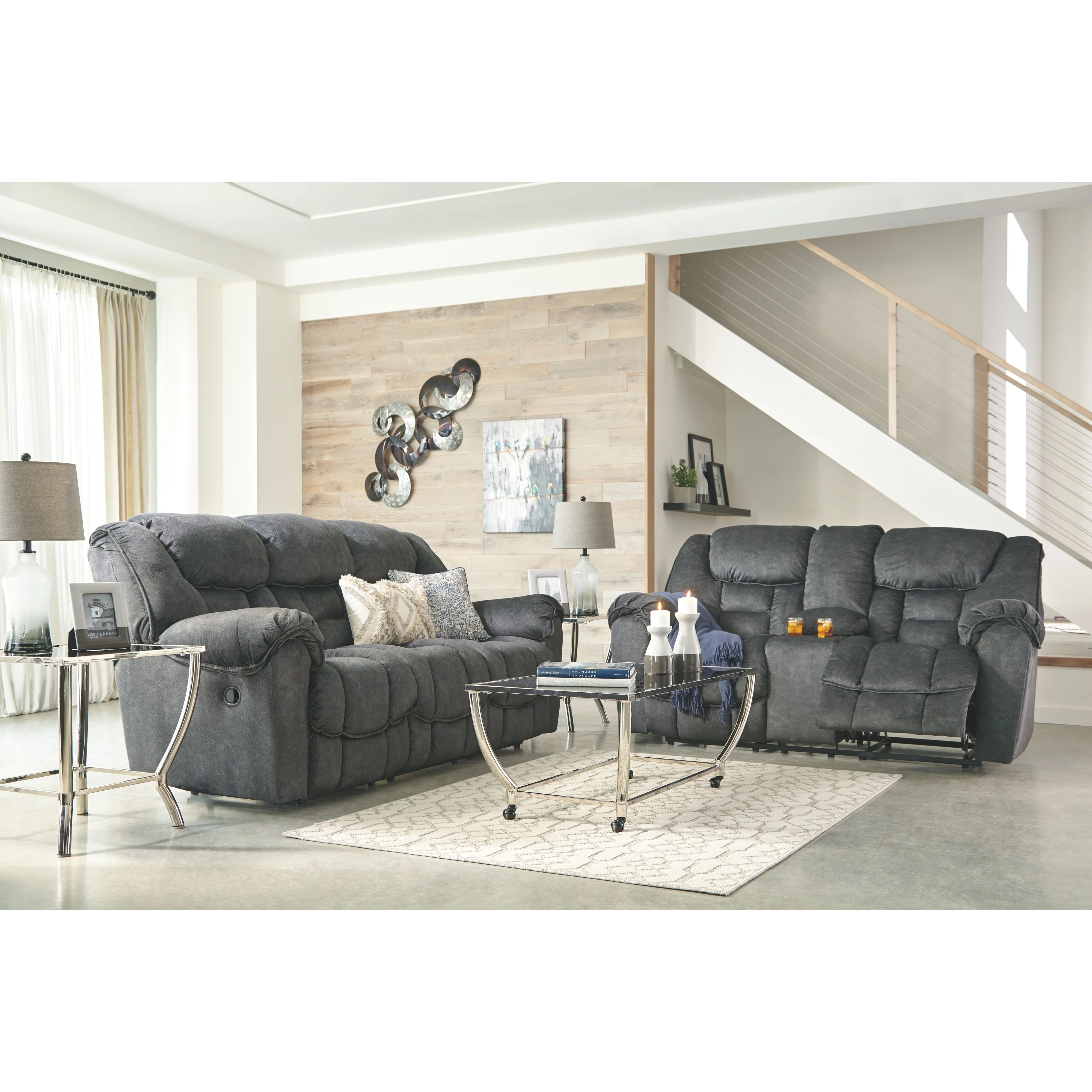 Capehorn - Granite - Reclining Sofa - Image 27