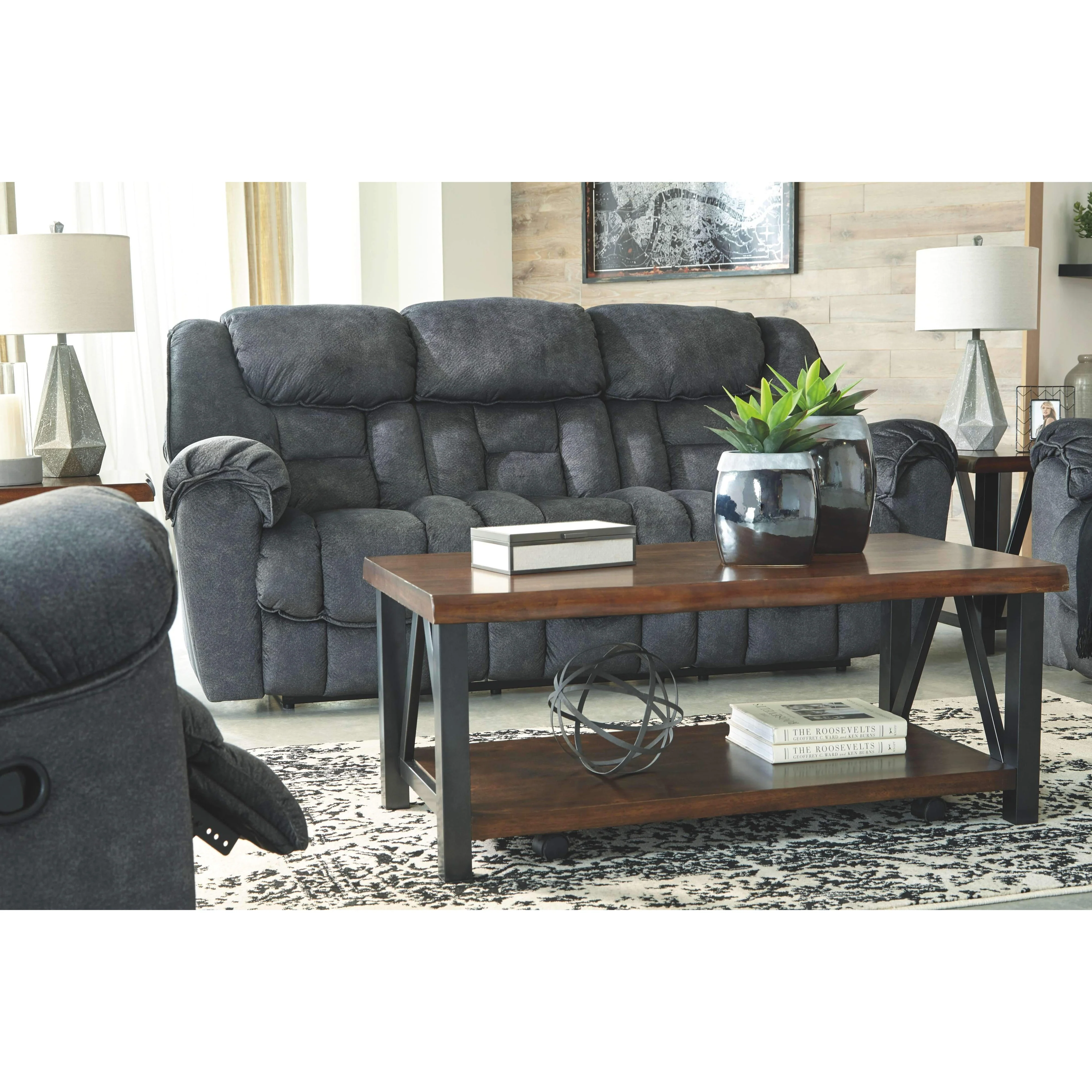 Capehorn - Granite - Reclining Sofa - Image 28