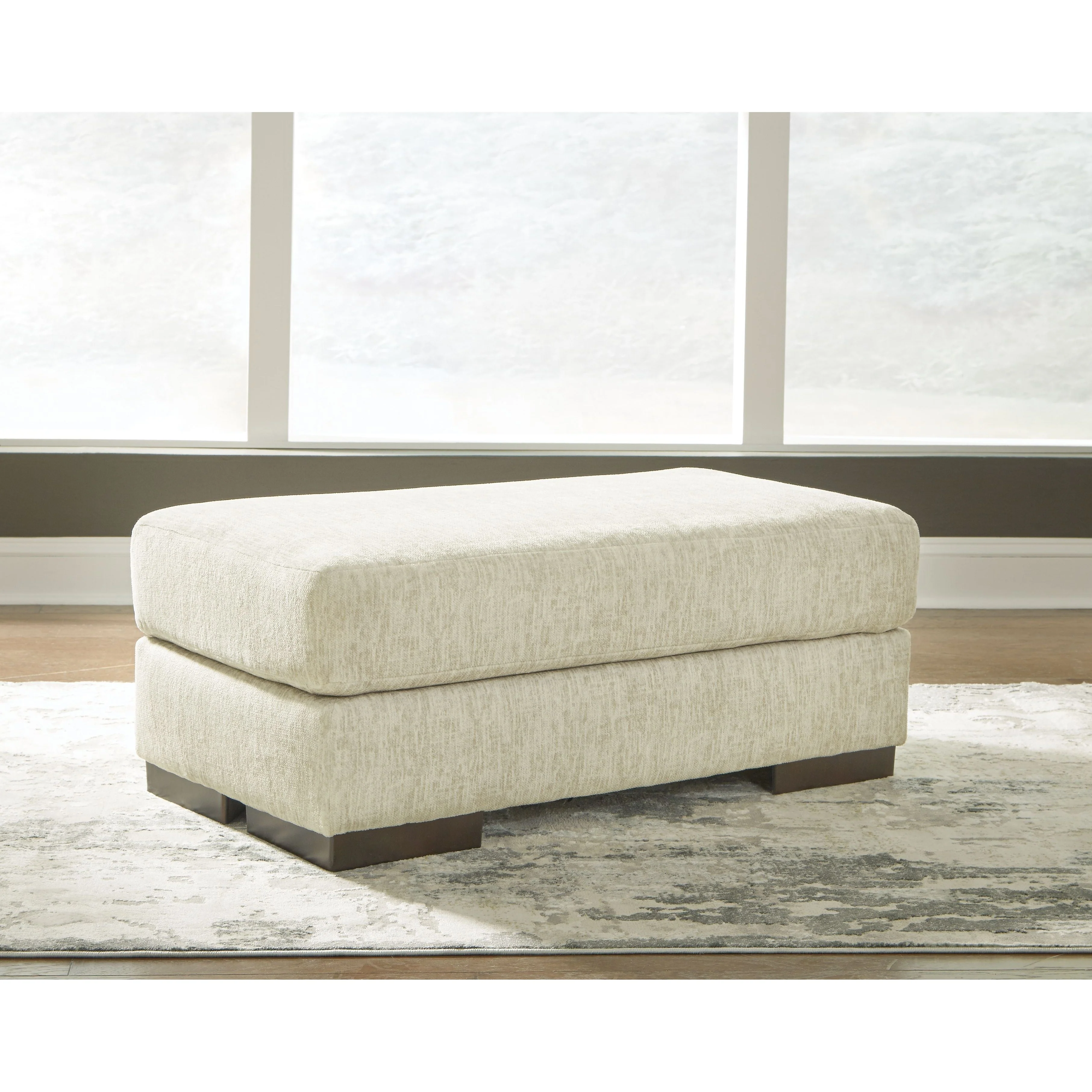 Ashley Caretti Ottoman in Parchment - Image 25