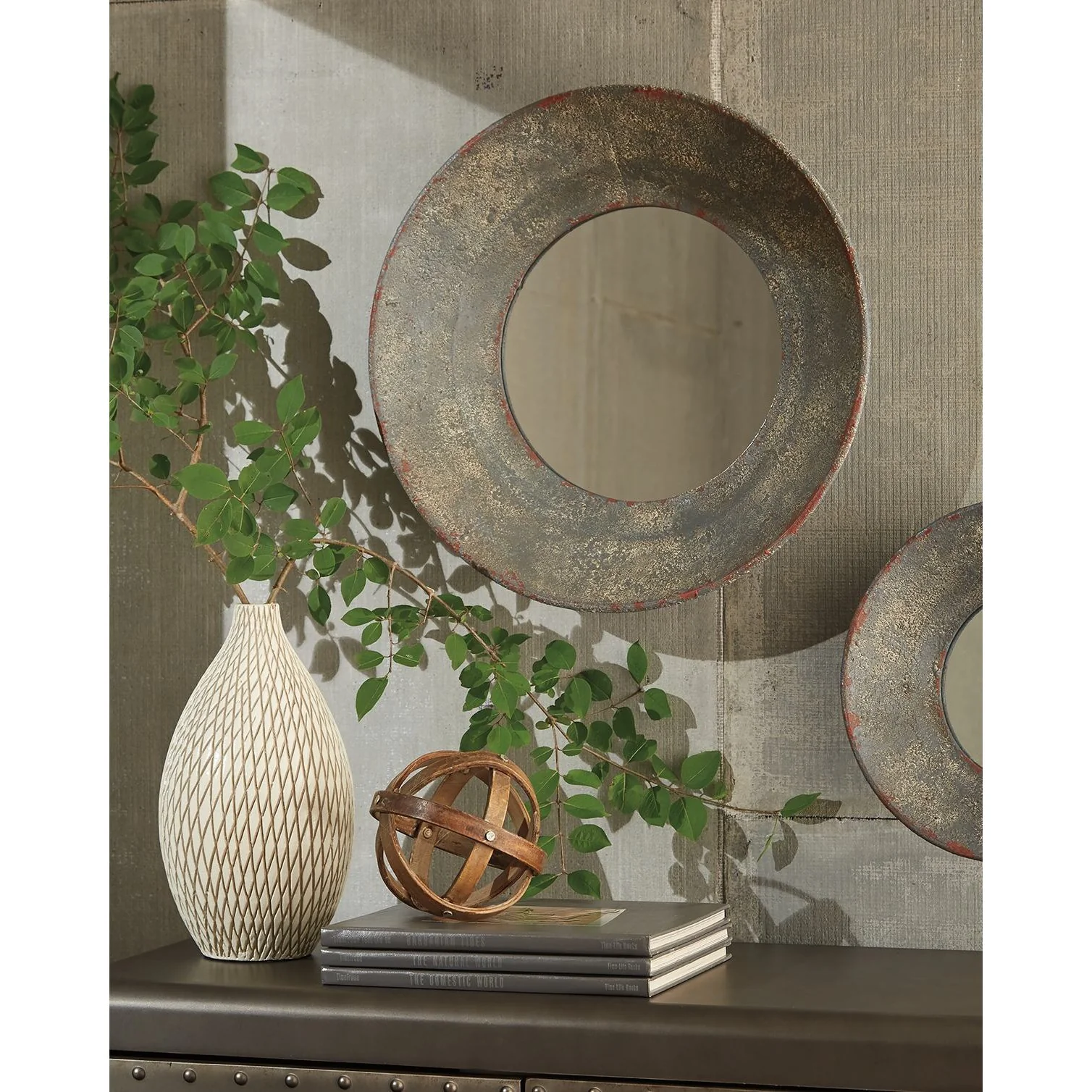 Carine - Gray - Accent Mirror - Image 2