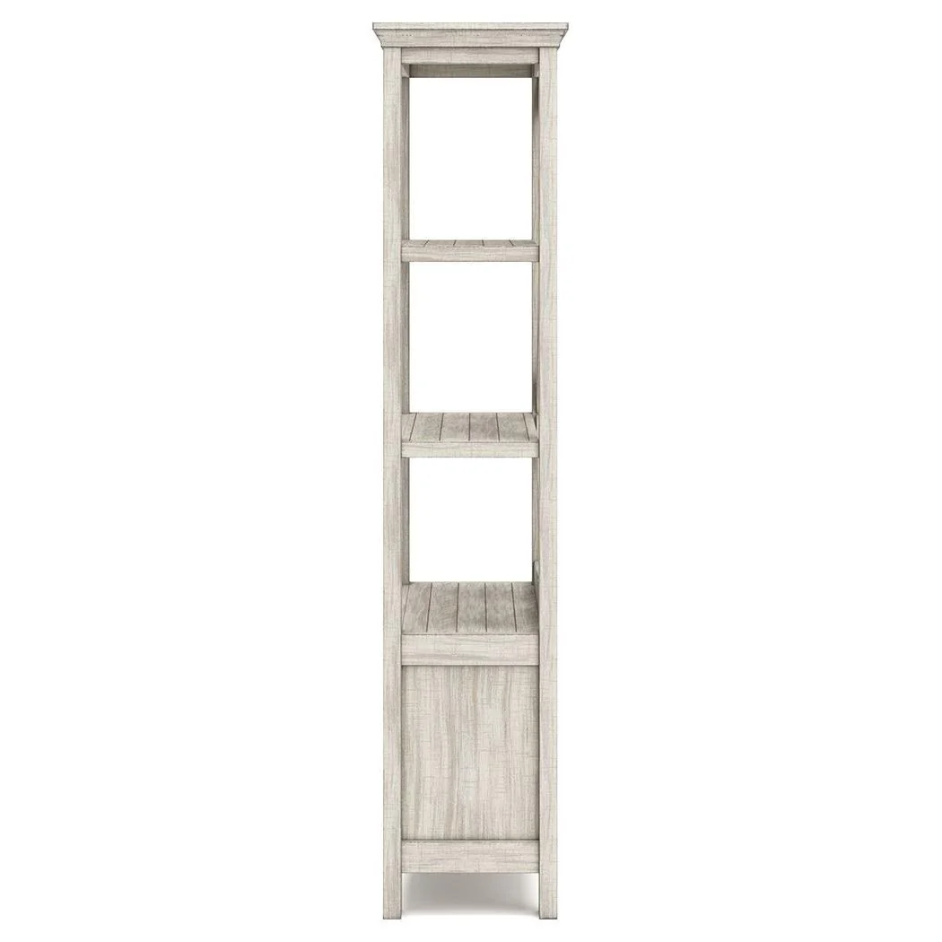 Carynhurst - Whitewash - Large Bookcase - Image 17