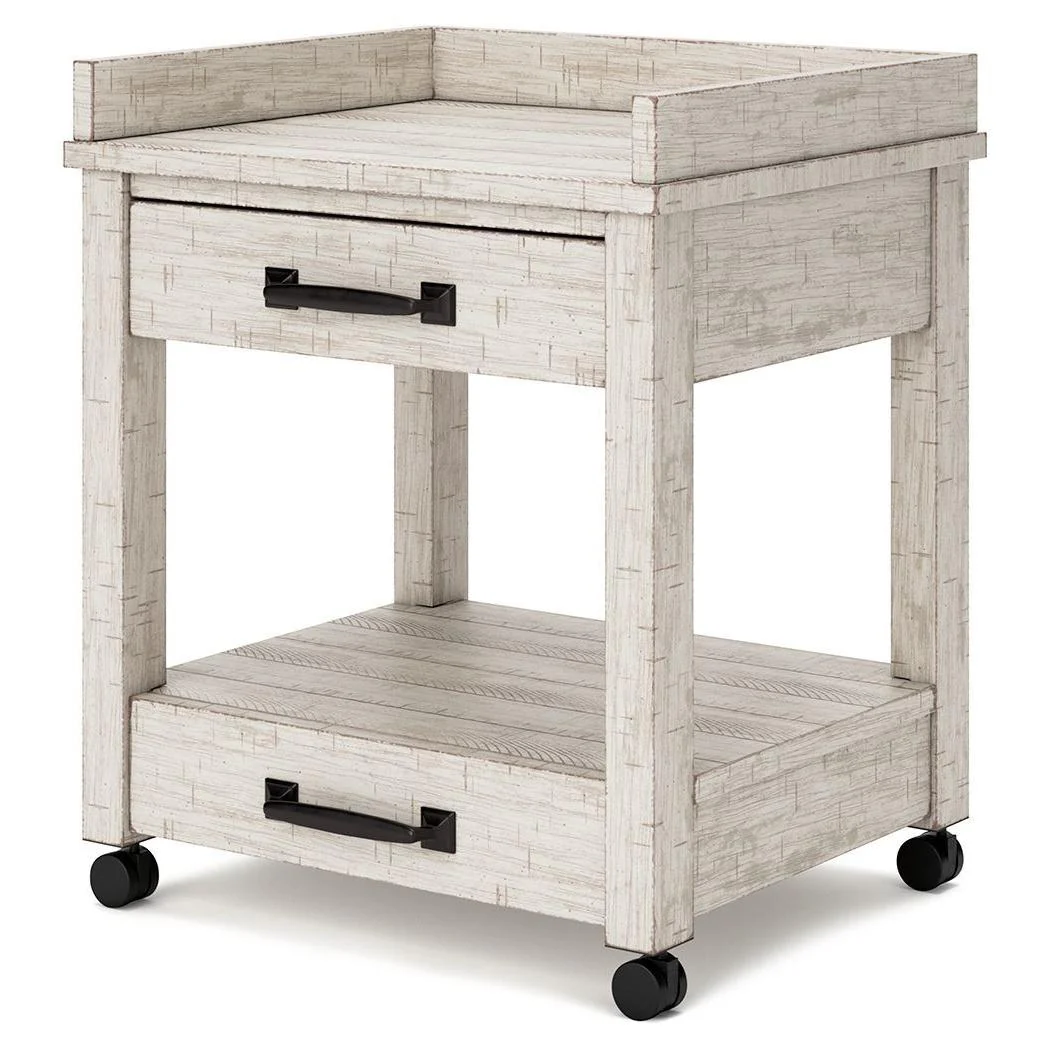 Carynhurst - Whitewash - Printer Stand - Image 15