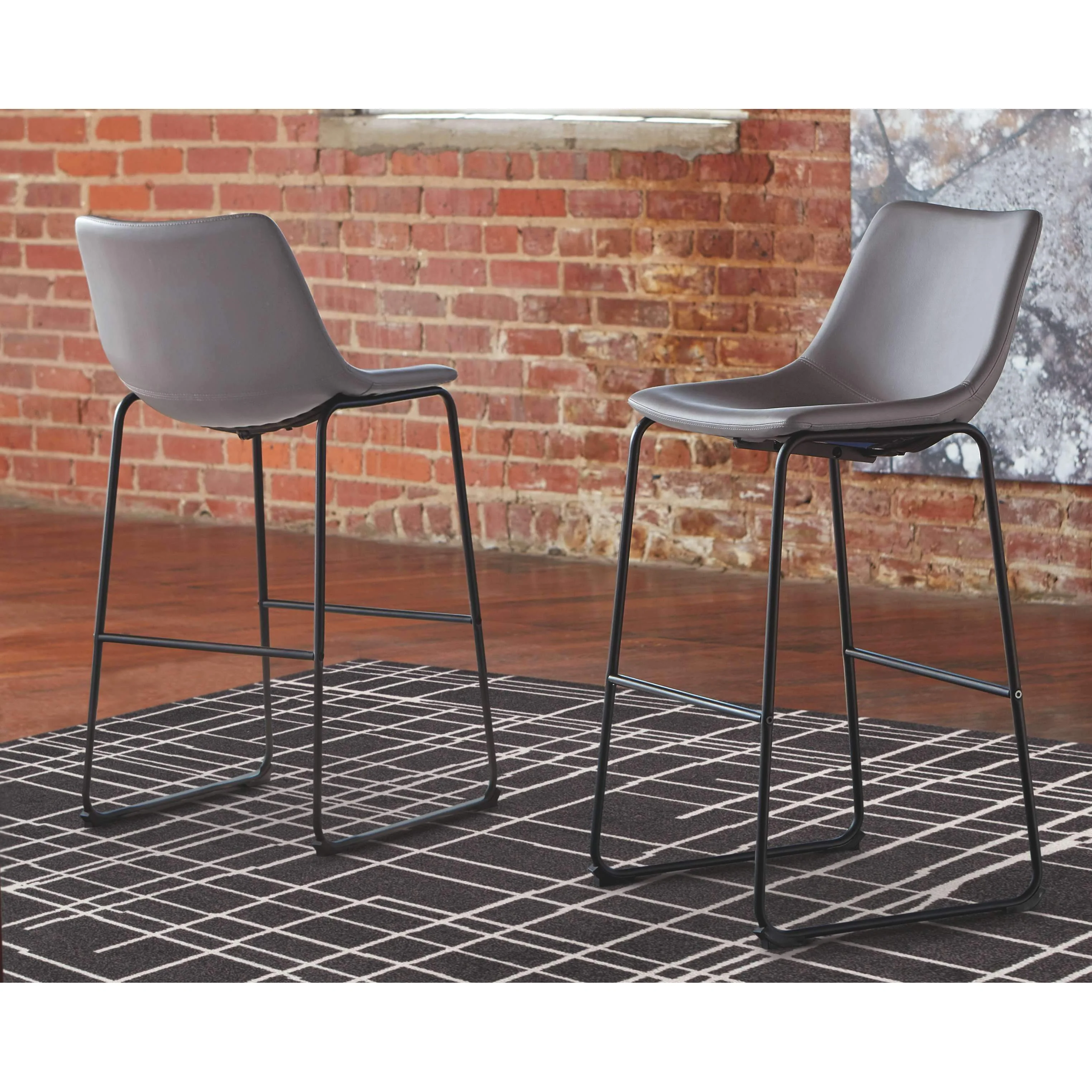 Centiar - Gray - Pub Height Bar Stool (set Of 2) - Image 16