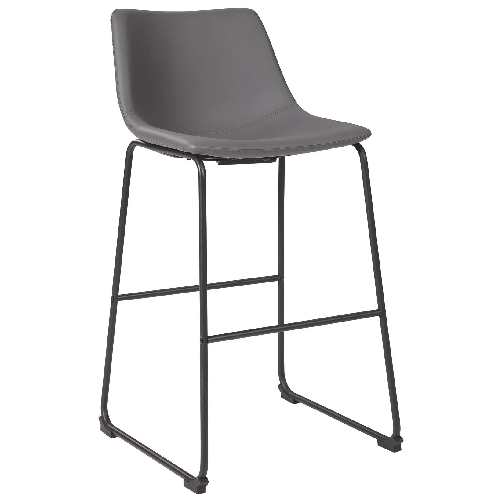 Ashley Centiar Tall Upholstered Barstool in Gray - Image 10