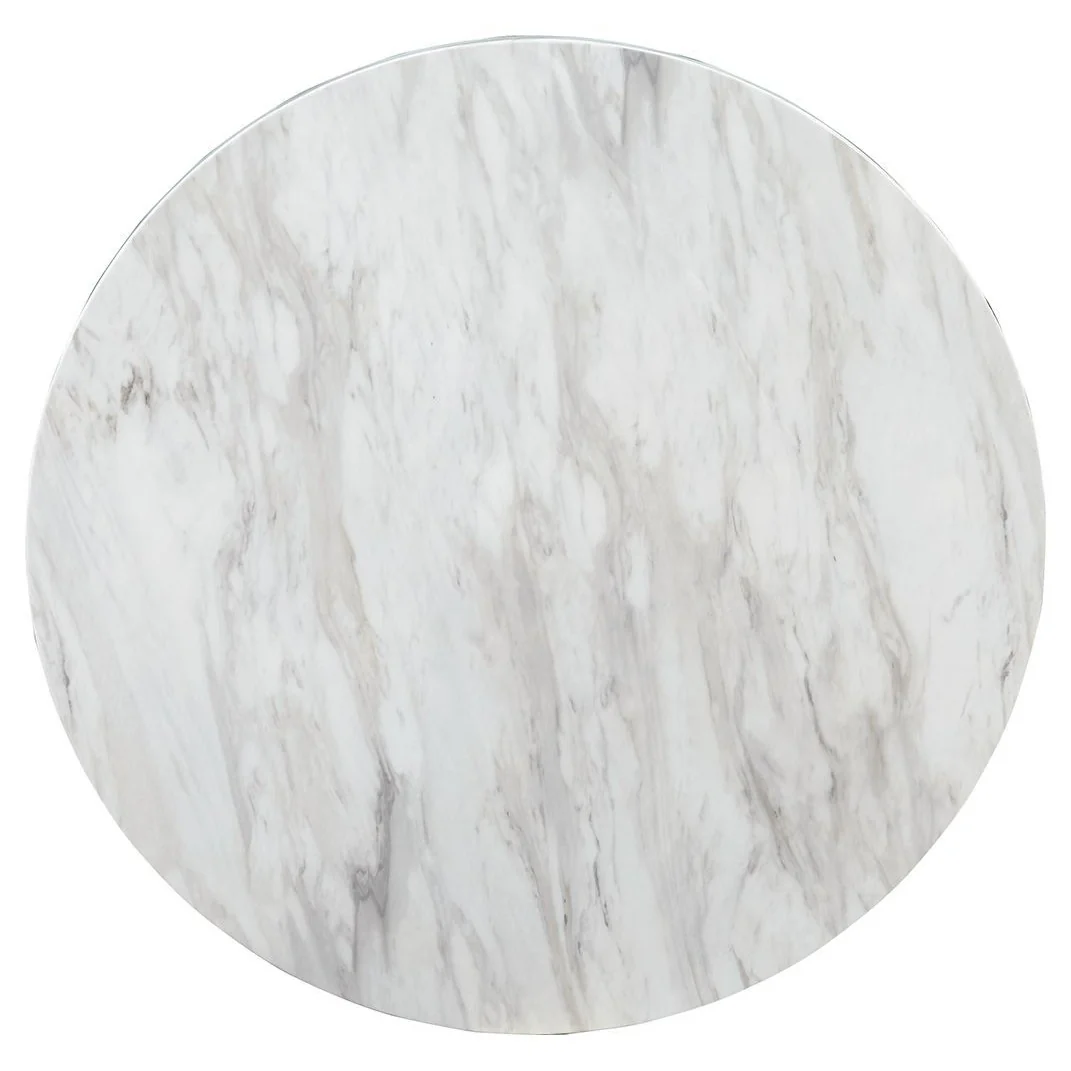 Centiar - White / Black - Round Dining Room Table - Image 5