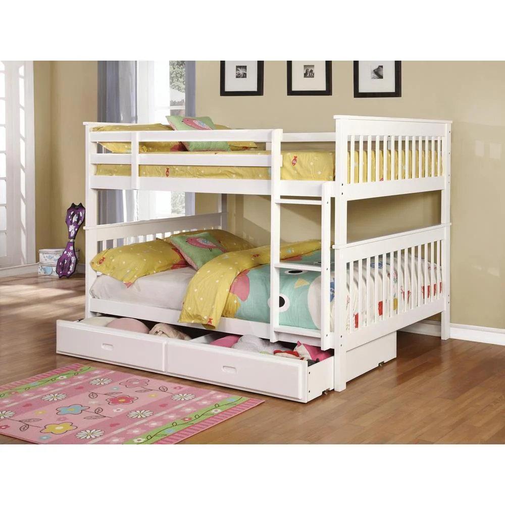 Chapman Full Over Full Bunk Bed - White