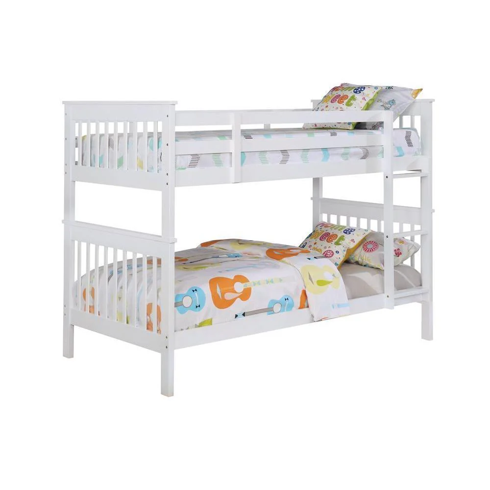 Chapman Twin Over Twin Bunk Bed - White - Image 2