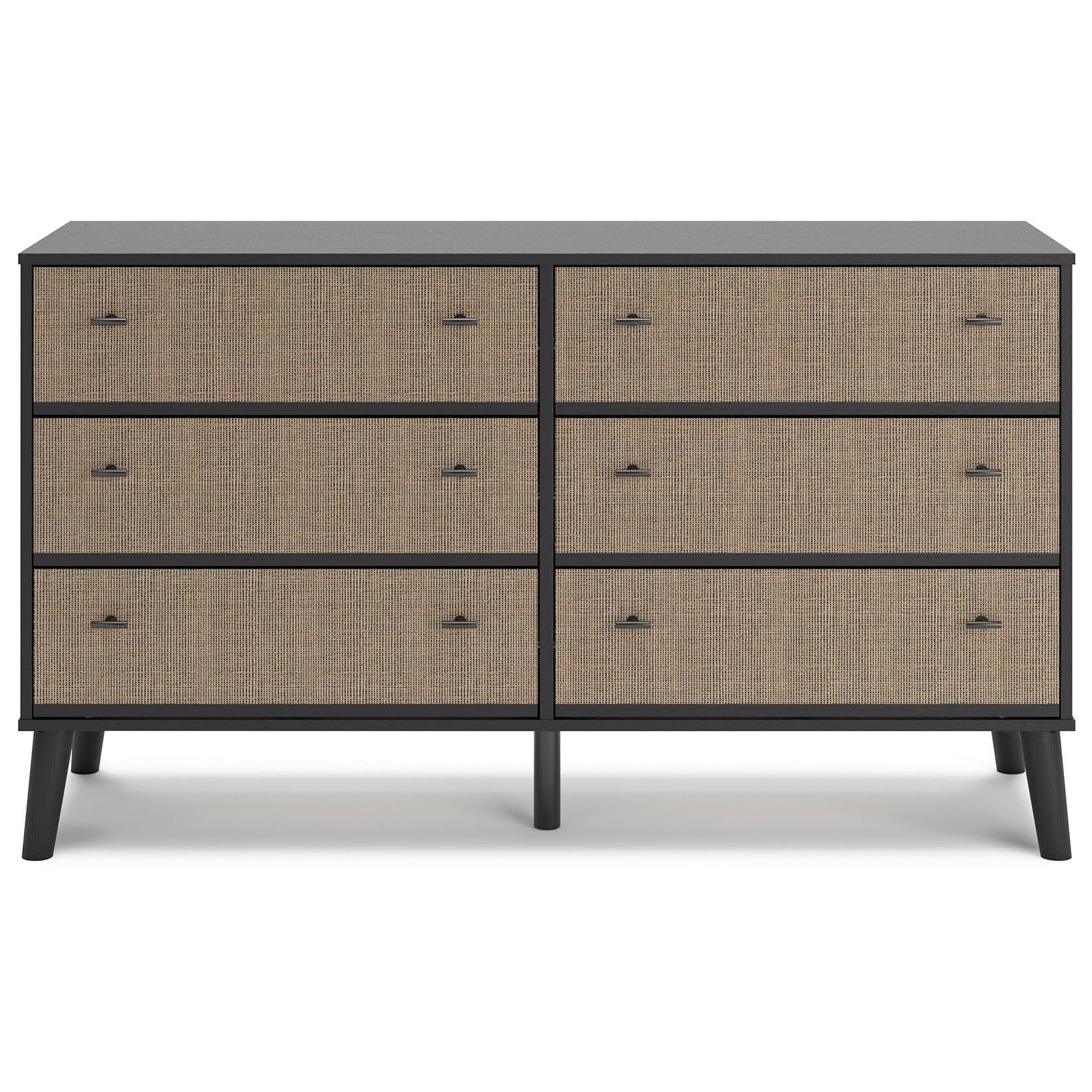 Charlang - Black/gray - Six Drawer Dresser - Image 3