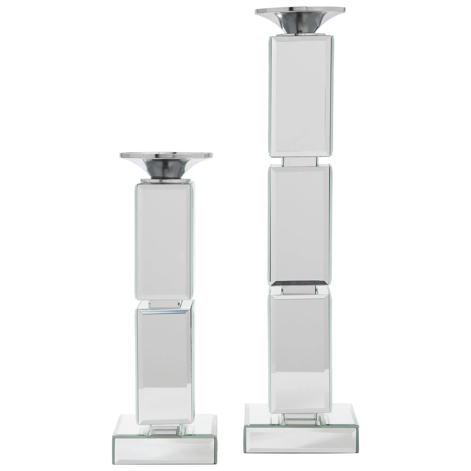 Charline - Metallic - Candle Holder Set (2/cn) - Segmented - Image 3