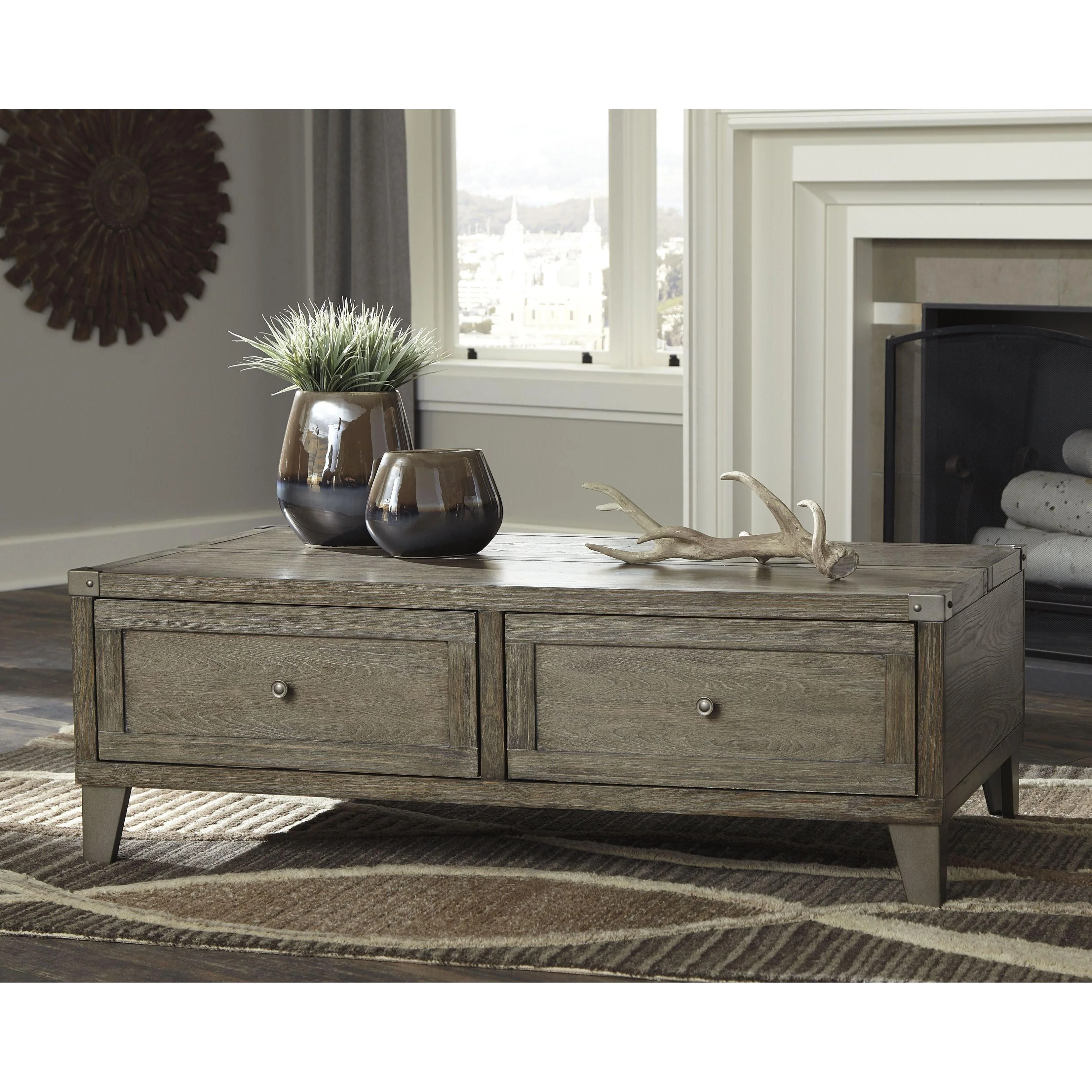 Chazney - Rustic Brown - Lift Top Cocktail Table - Image 17