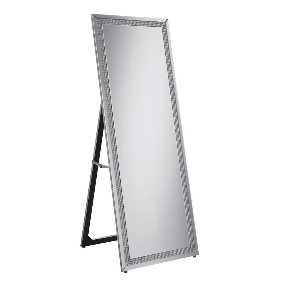 Cheval Floor Mirror - Pearl Silver