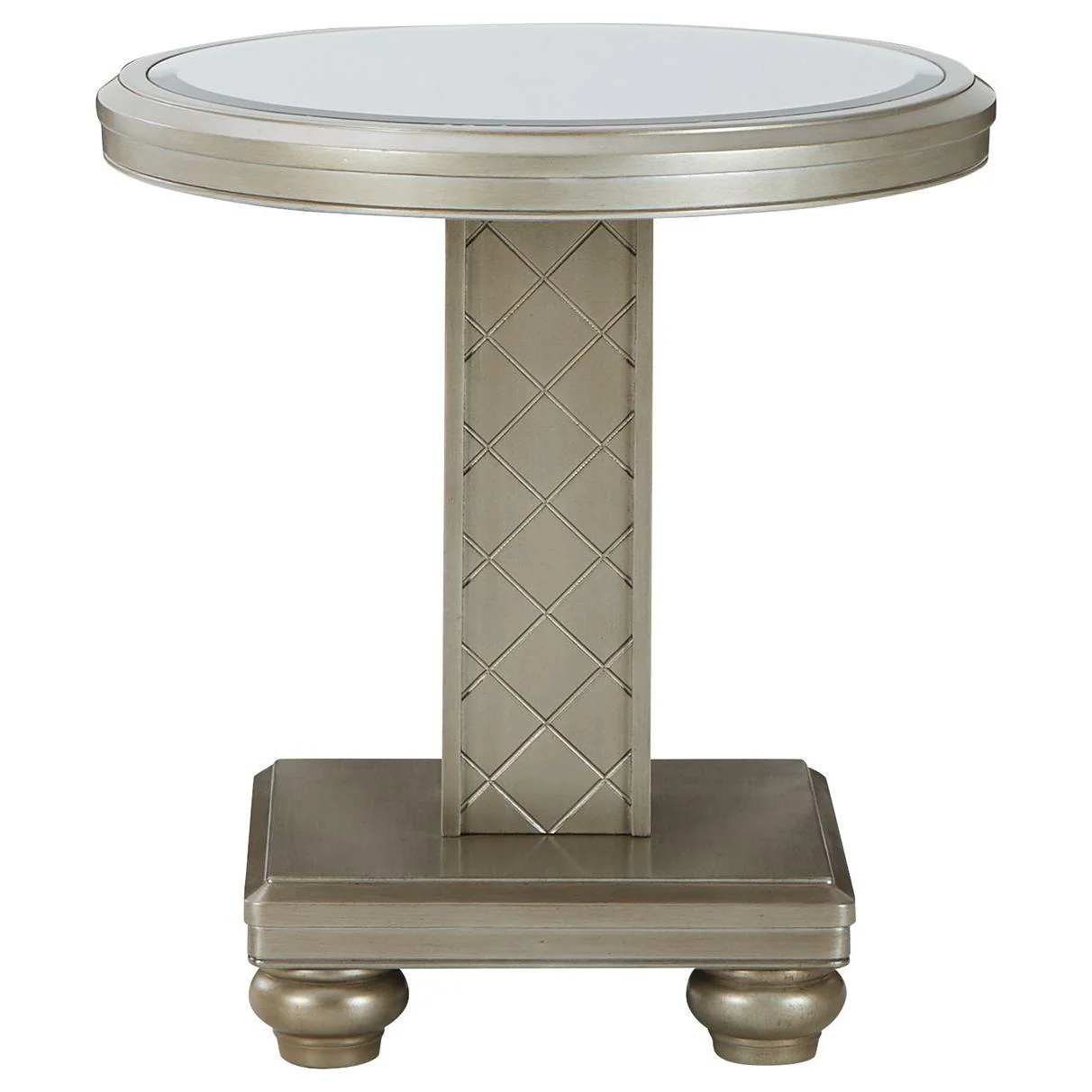 Chevanna - Platinum - Round End Table - Image 3