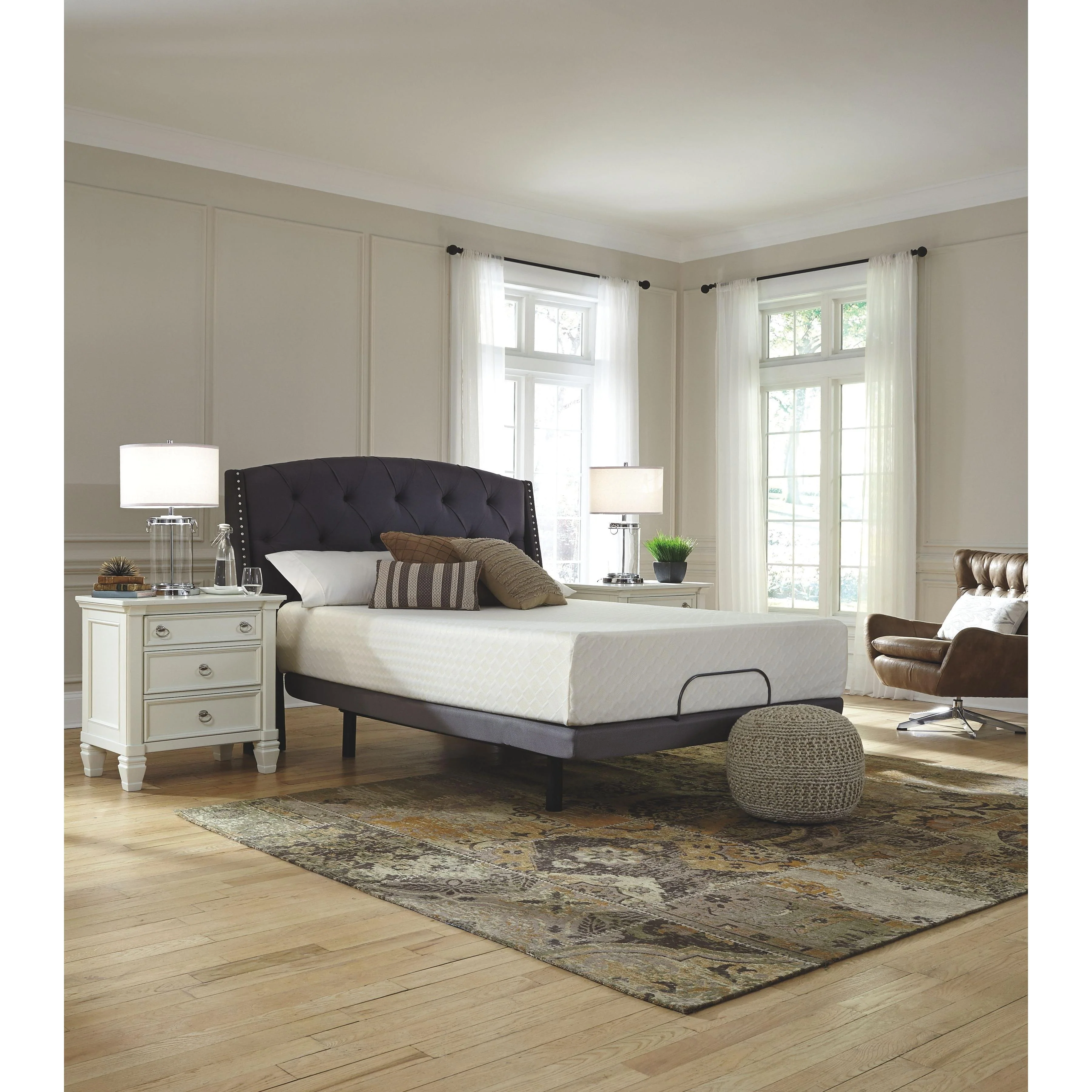 Chime - White - Queen Mattress - 12-inch - Image 8