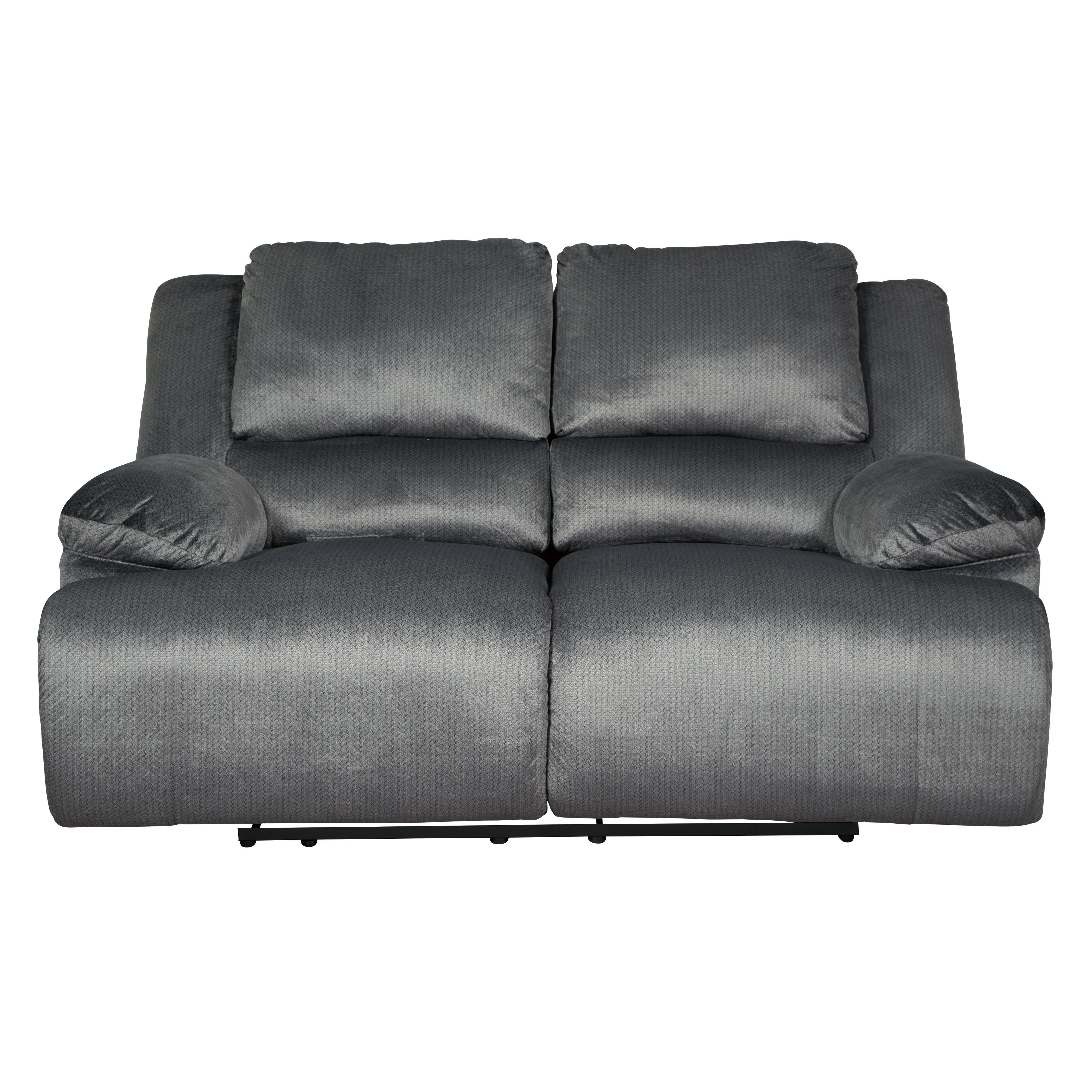 Clonmel - Charcoal - Reclining Loveseat - Image 7